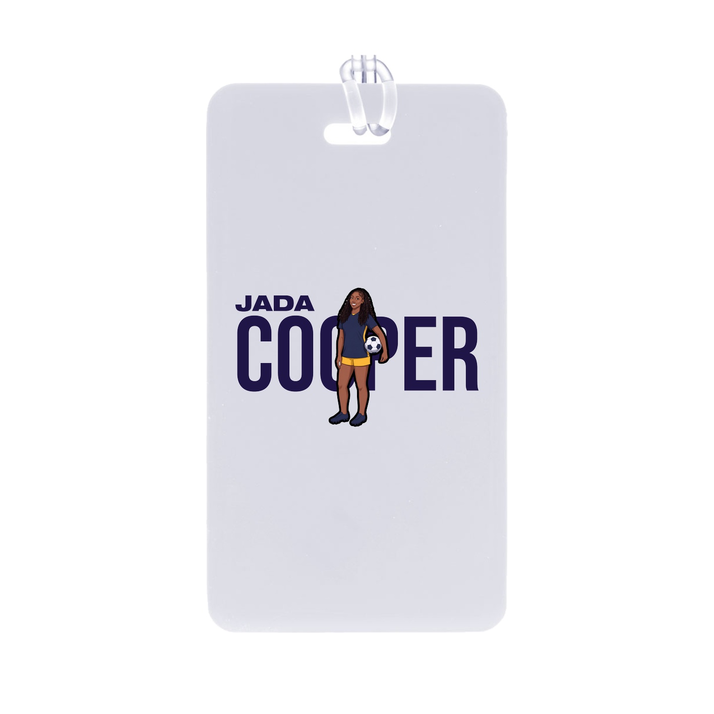 Bag Tag — Player Name in Classic