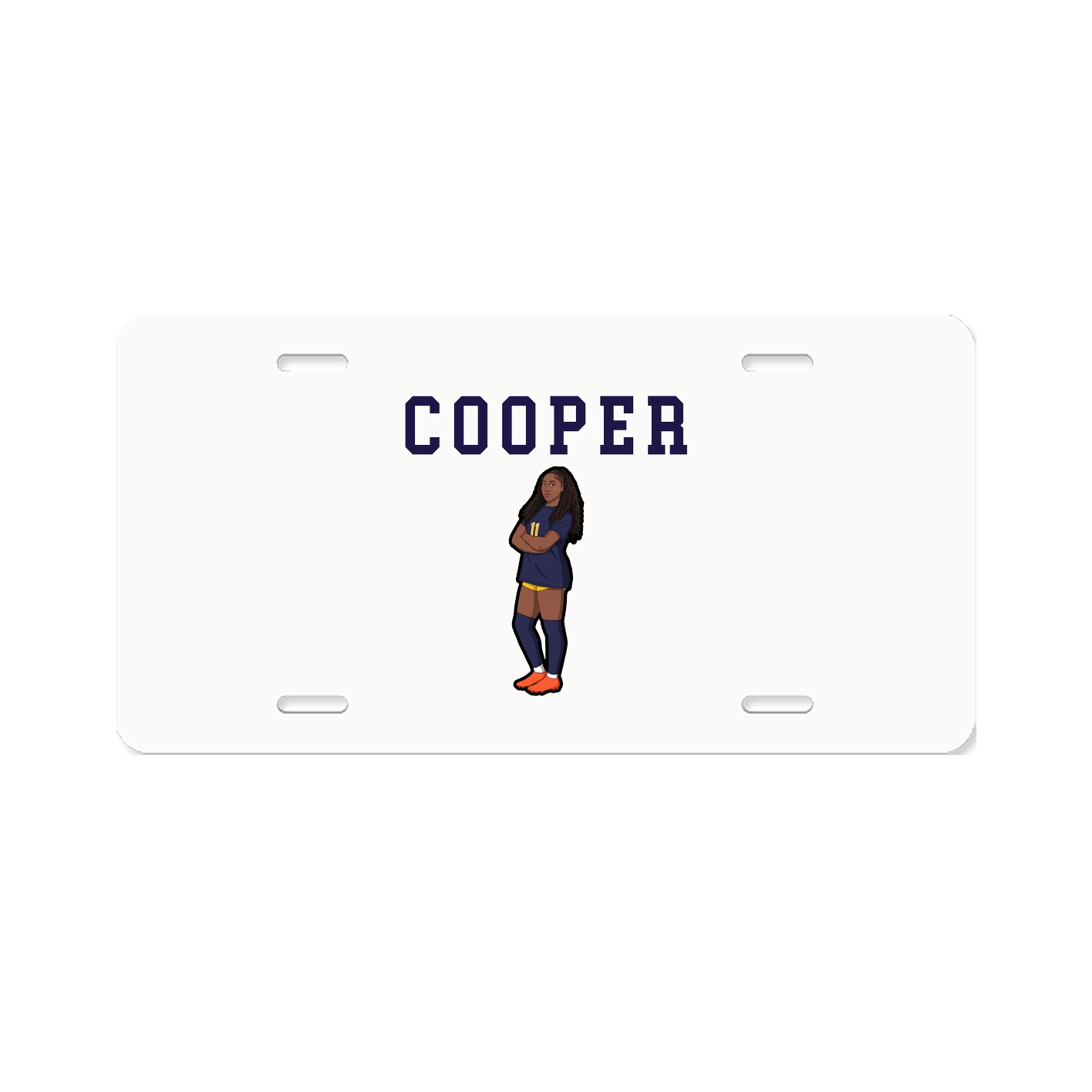 License Plate — Shirsey in Classic