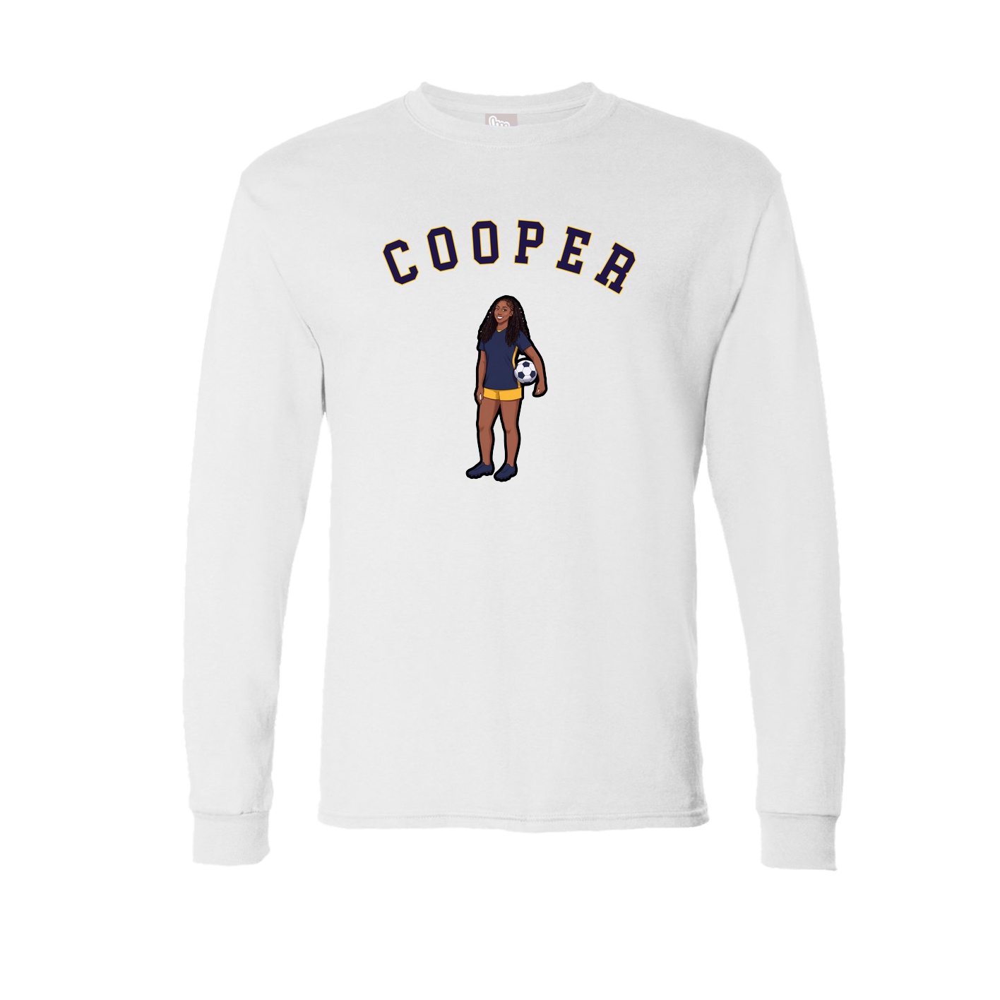 Long Sleeve Tee — Shirsey Arch in White