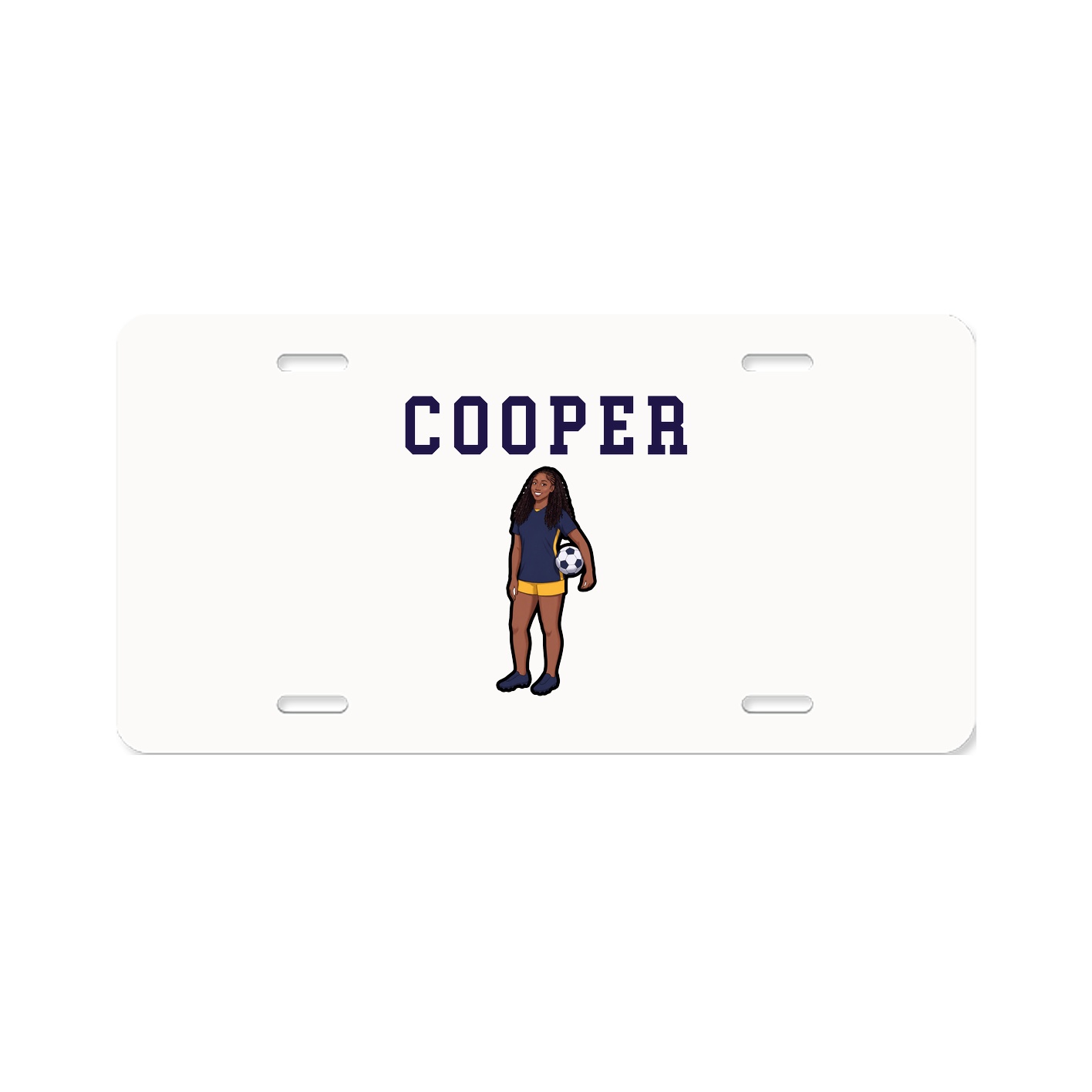 License Plate — Shirsey in Classic