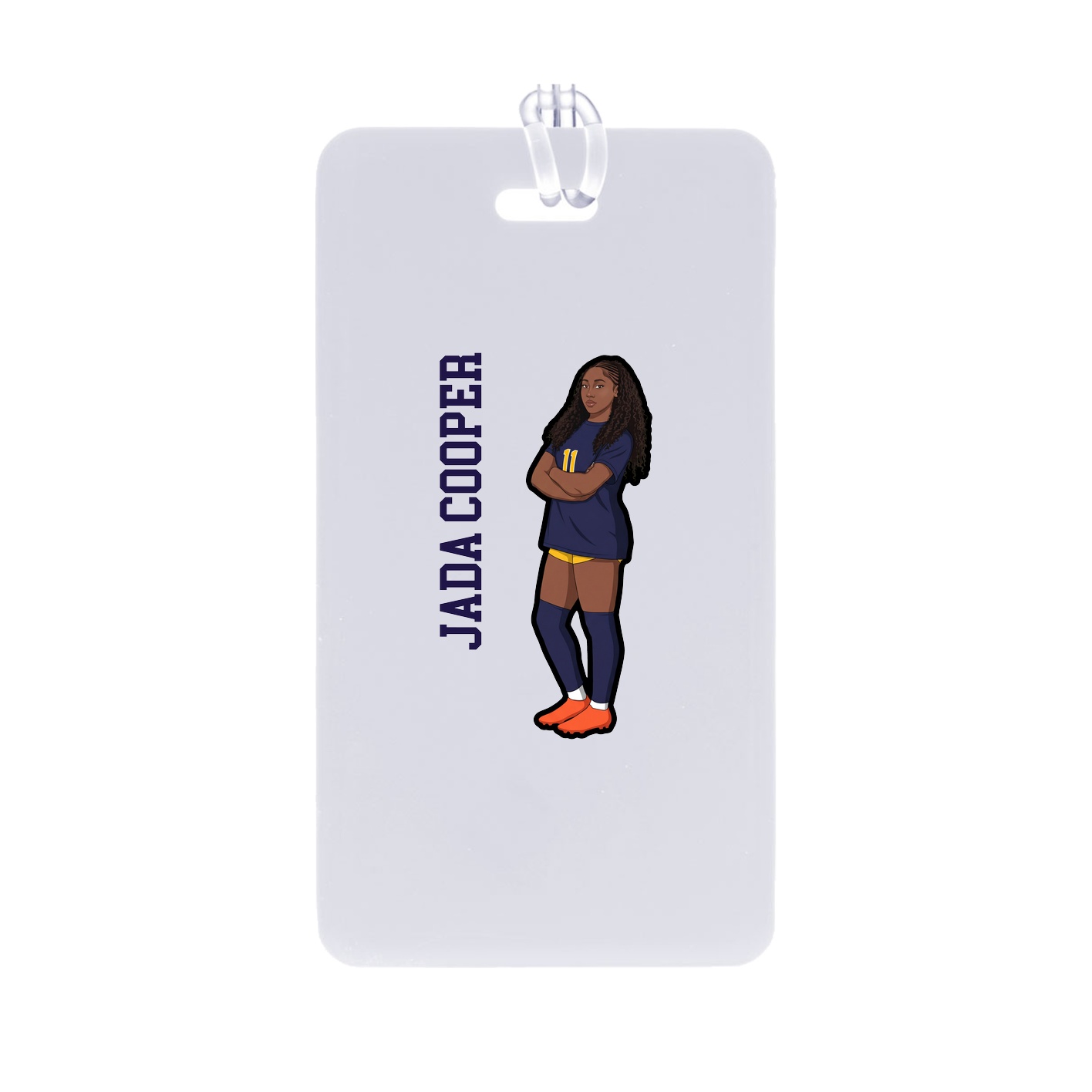 Bag Tag — Name Vertical in Classic