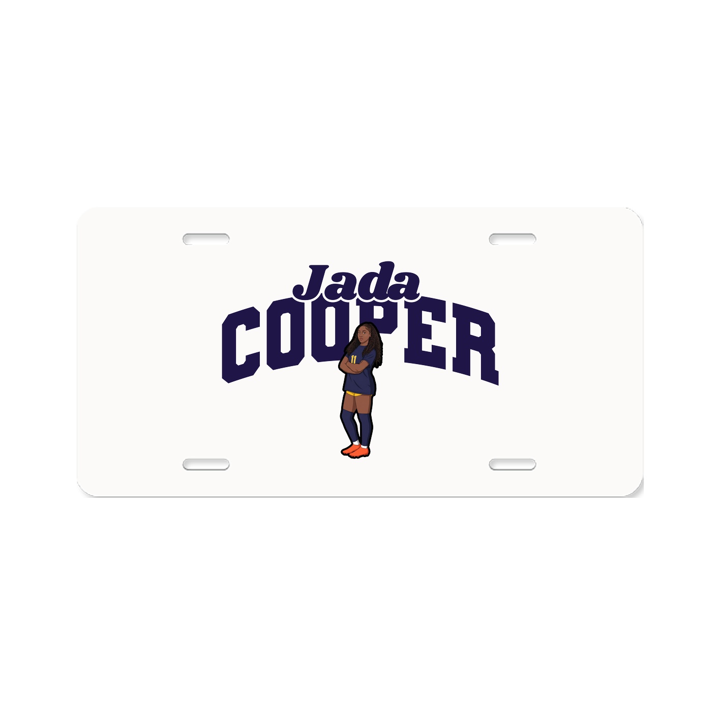 License Plate — Signature Arch in Classic