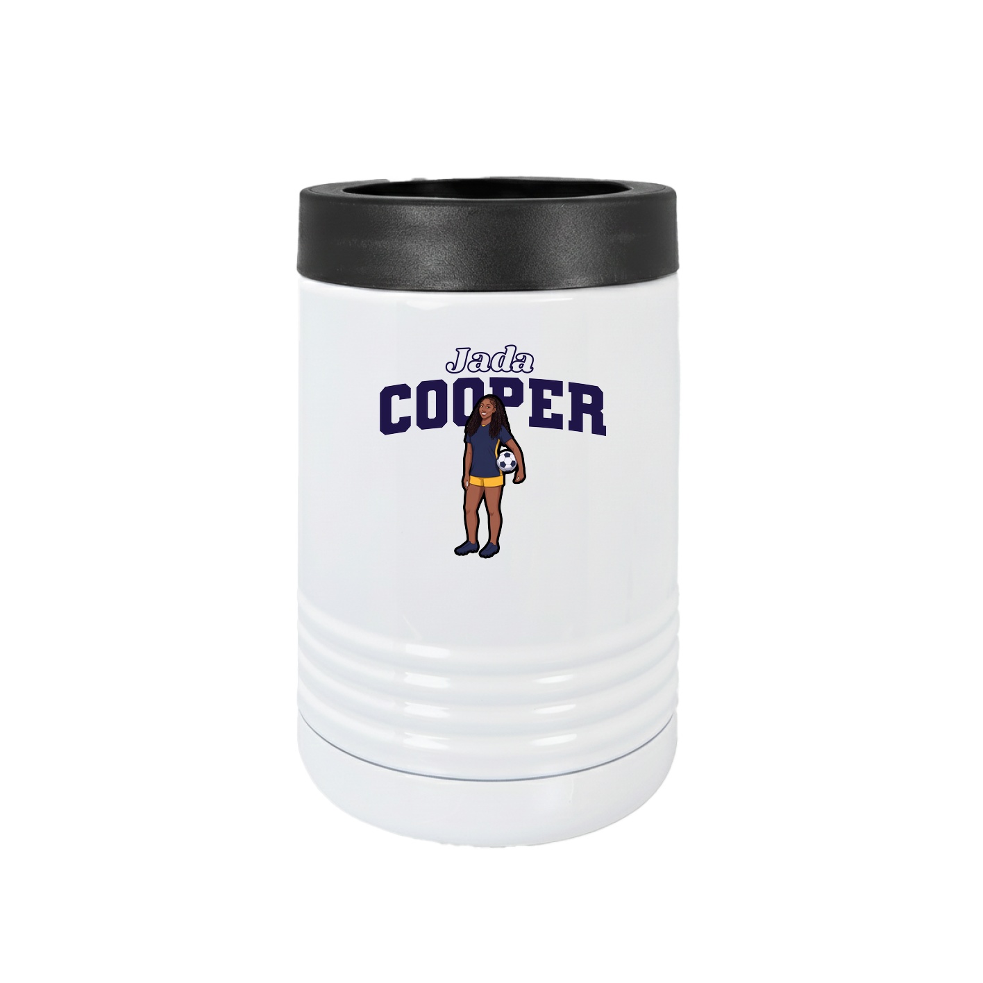 Beverage Holder — Name Arch in White