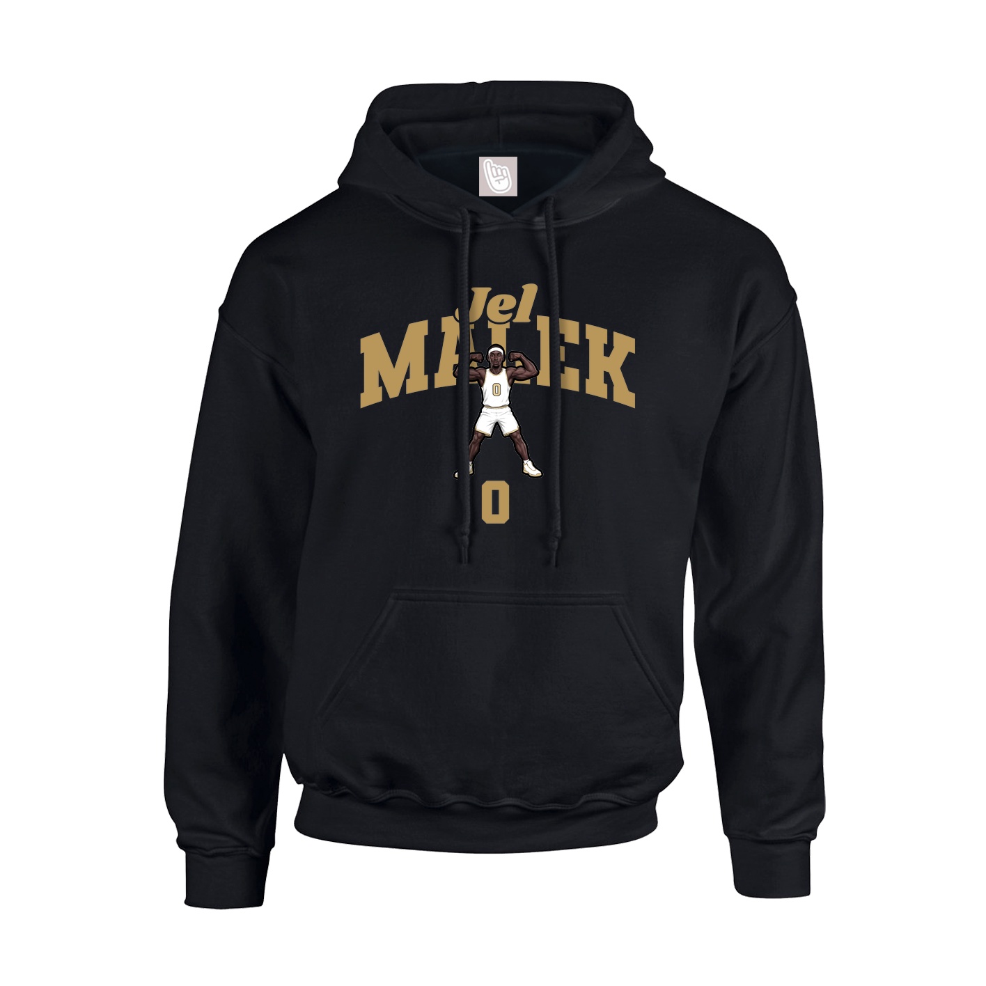 Youth Hoodie — Signature Arch in Black