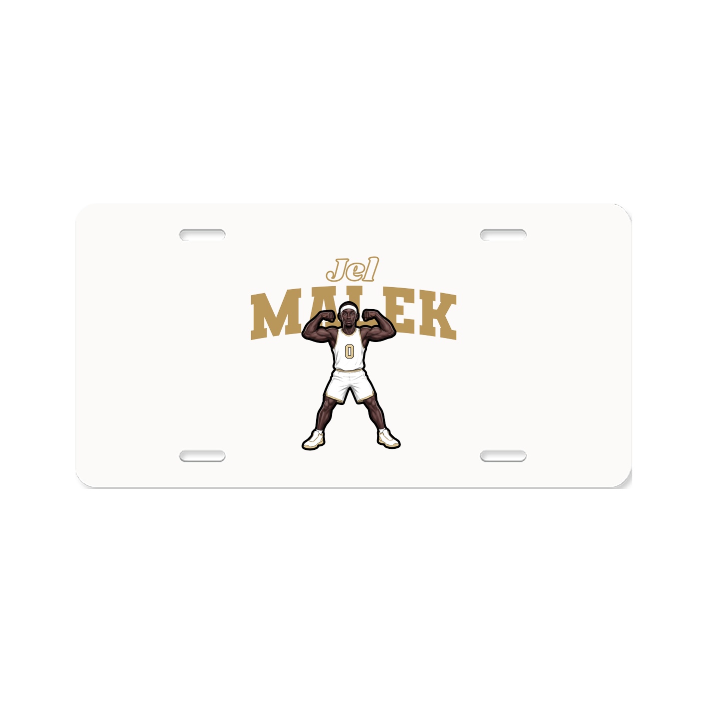 License Plate — Name Arch in Classic