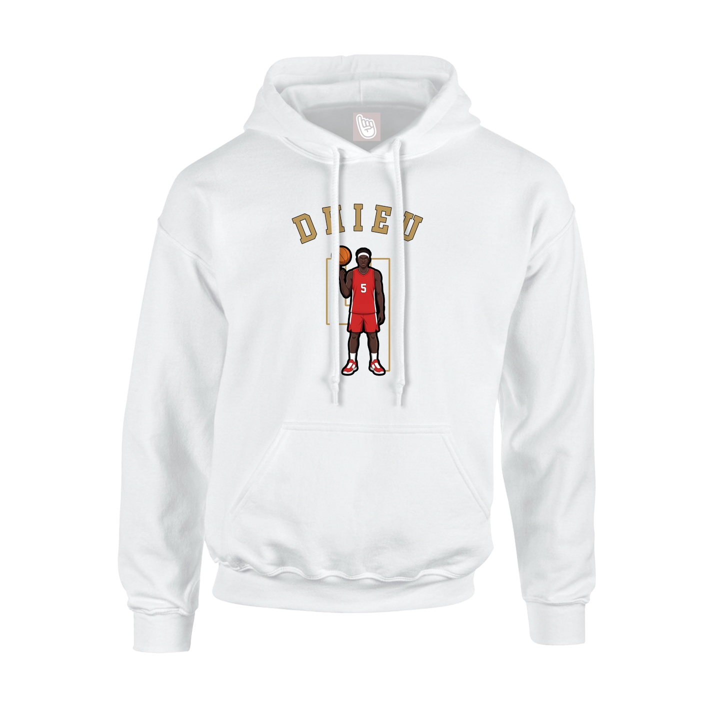 Hoodie — Shirsey Arch in White