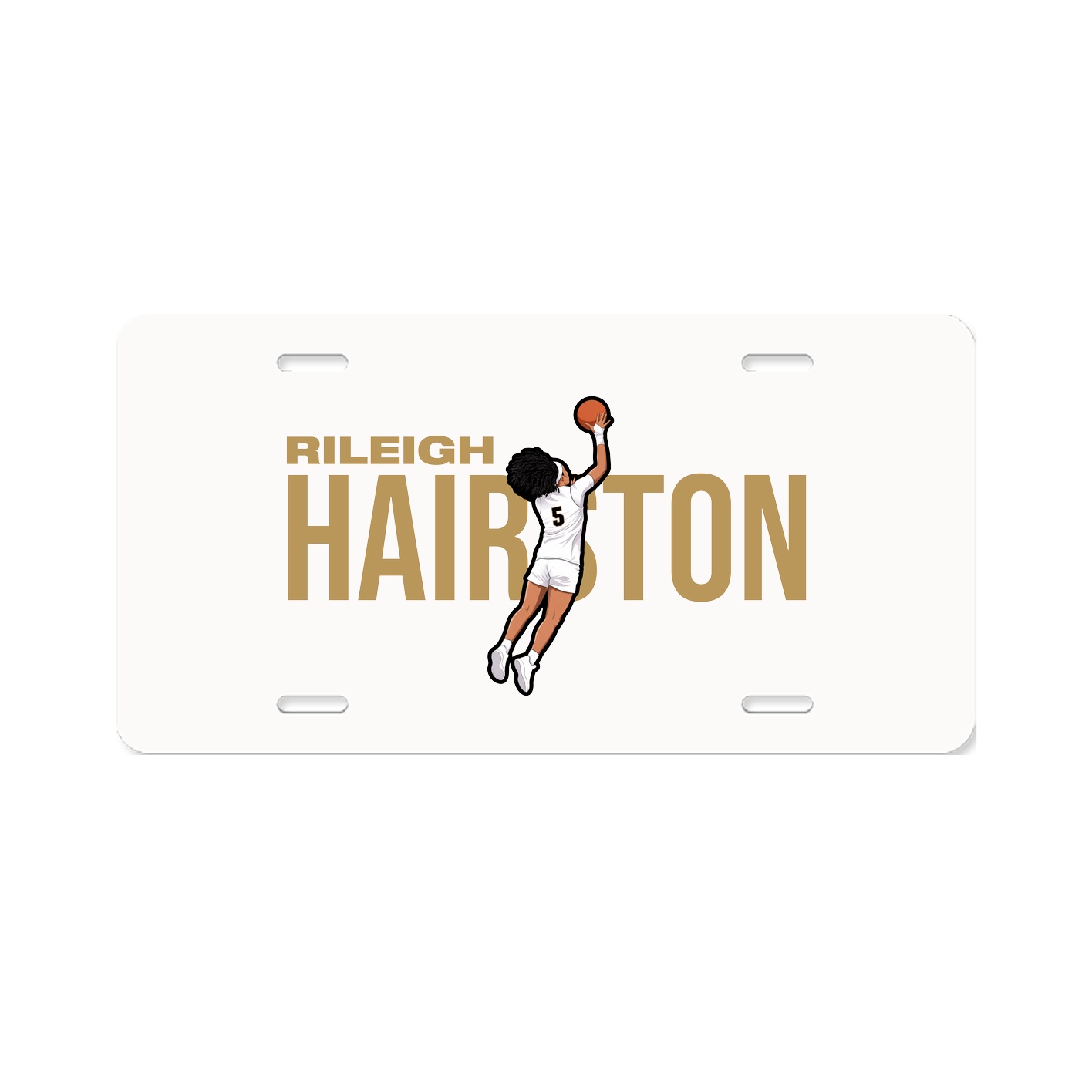 License Plate — Player Name in Classic