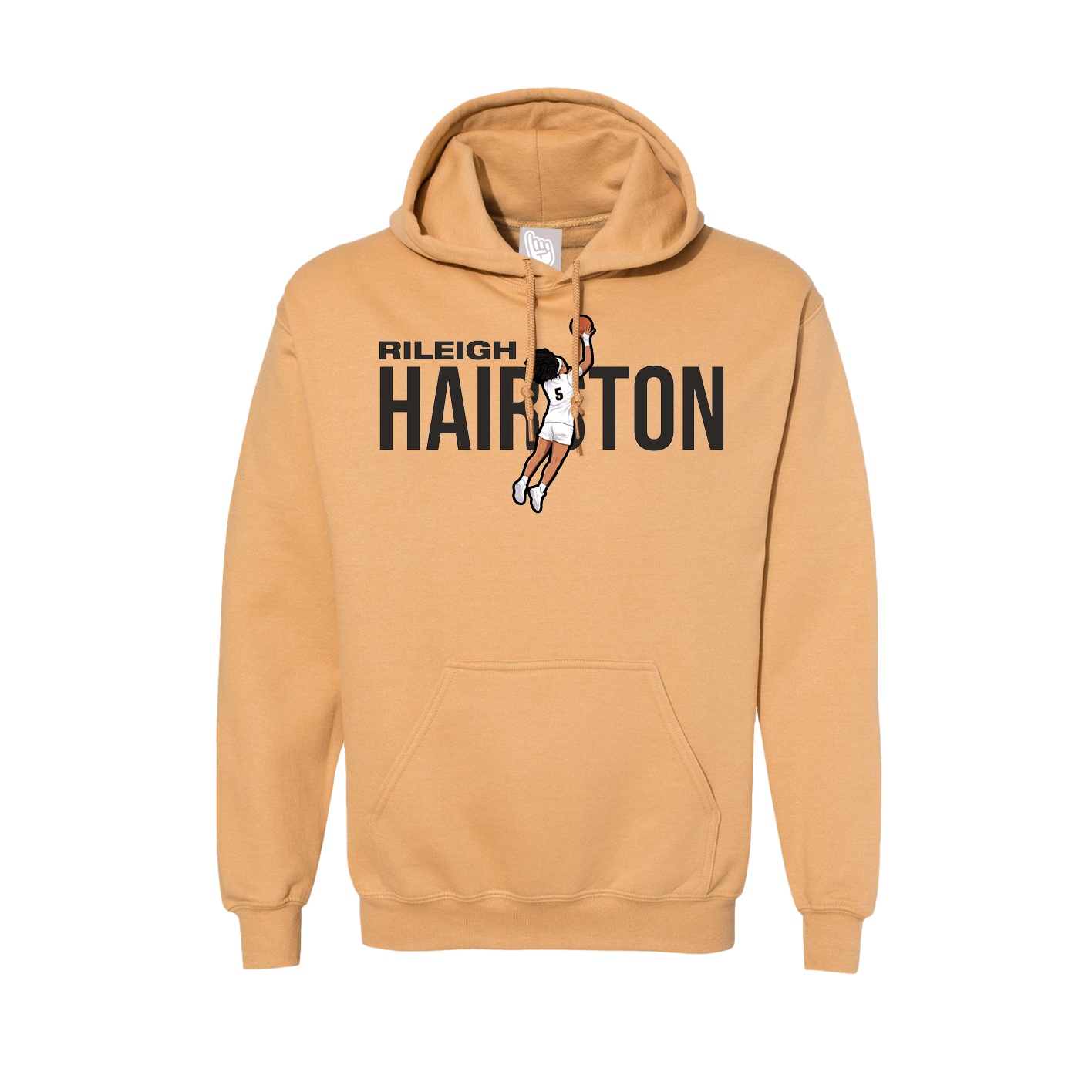 Hoodie — Player Name in Vegas Gold