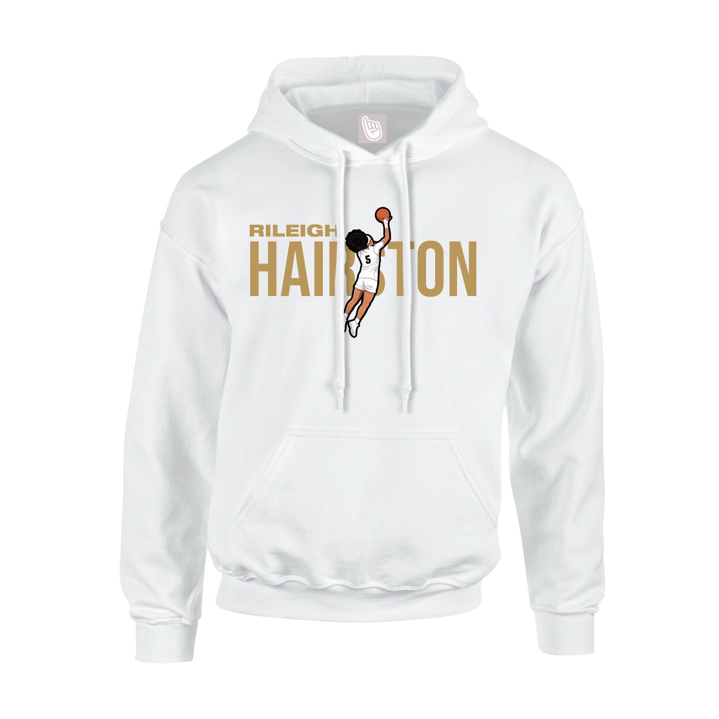 Youth Hoodie — Player Name in White