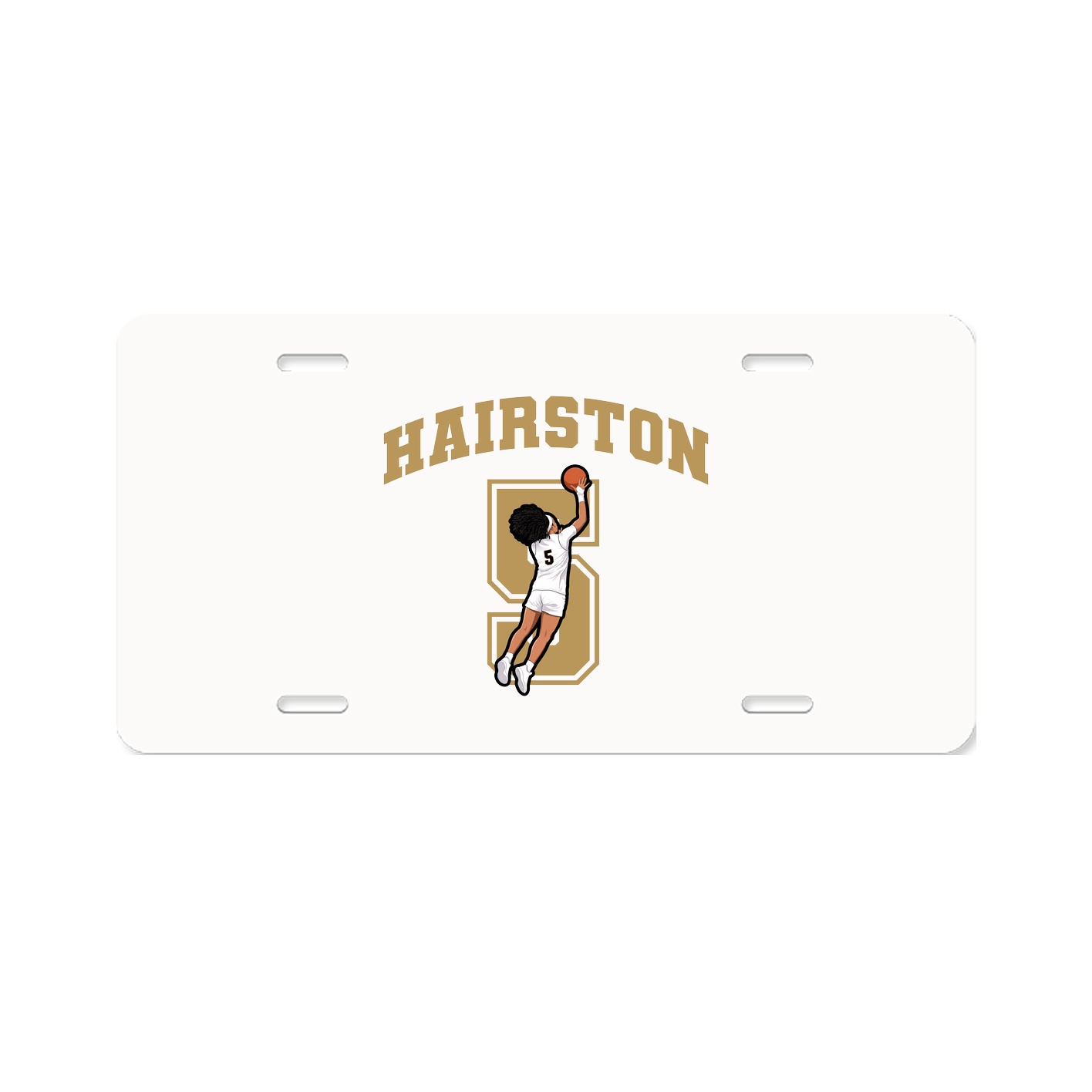 License Plate — Number in Classic