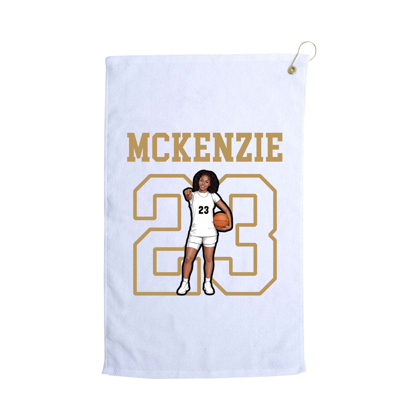 Golf Towel — Shirsey in White
