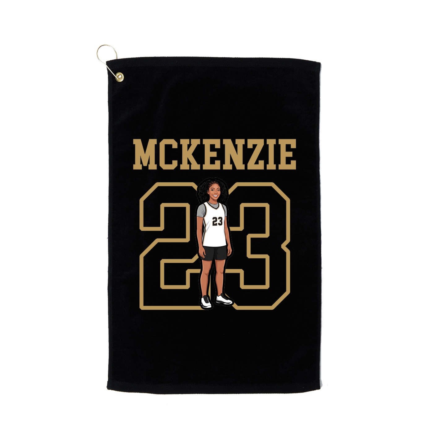 Golf Towel — Shirsey in Black