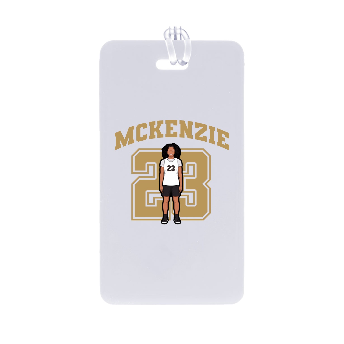 Bag Tag — Number in Classic