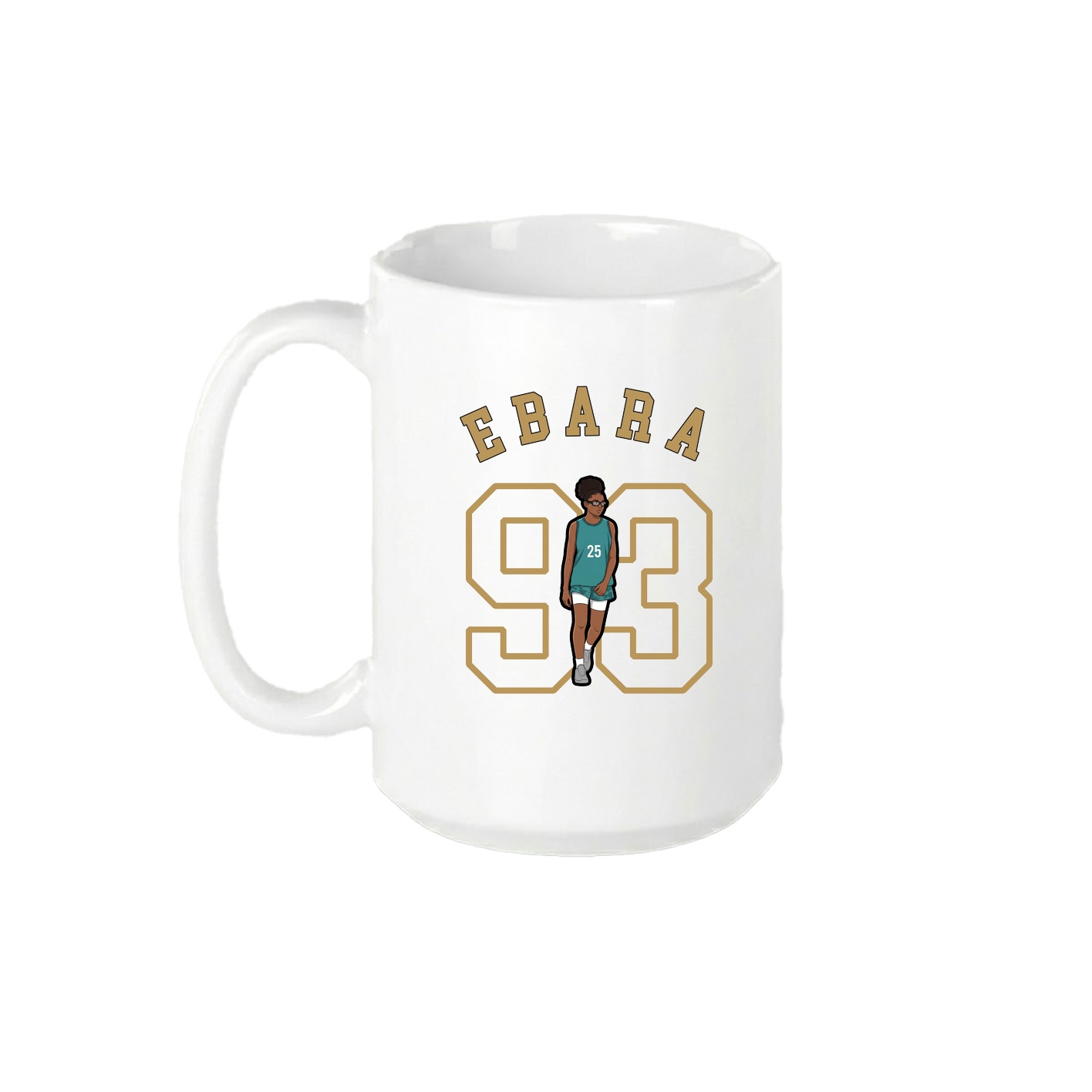 15oz Coffee Mug — Shirsey Arch in White