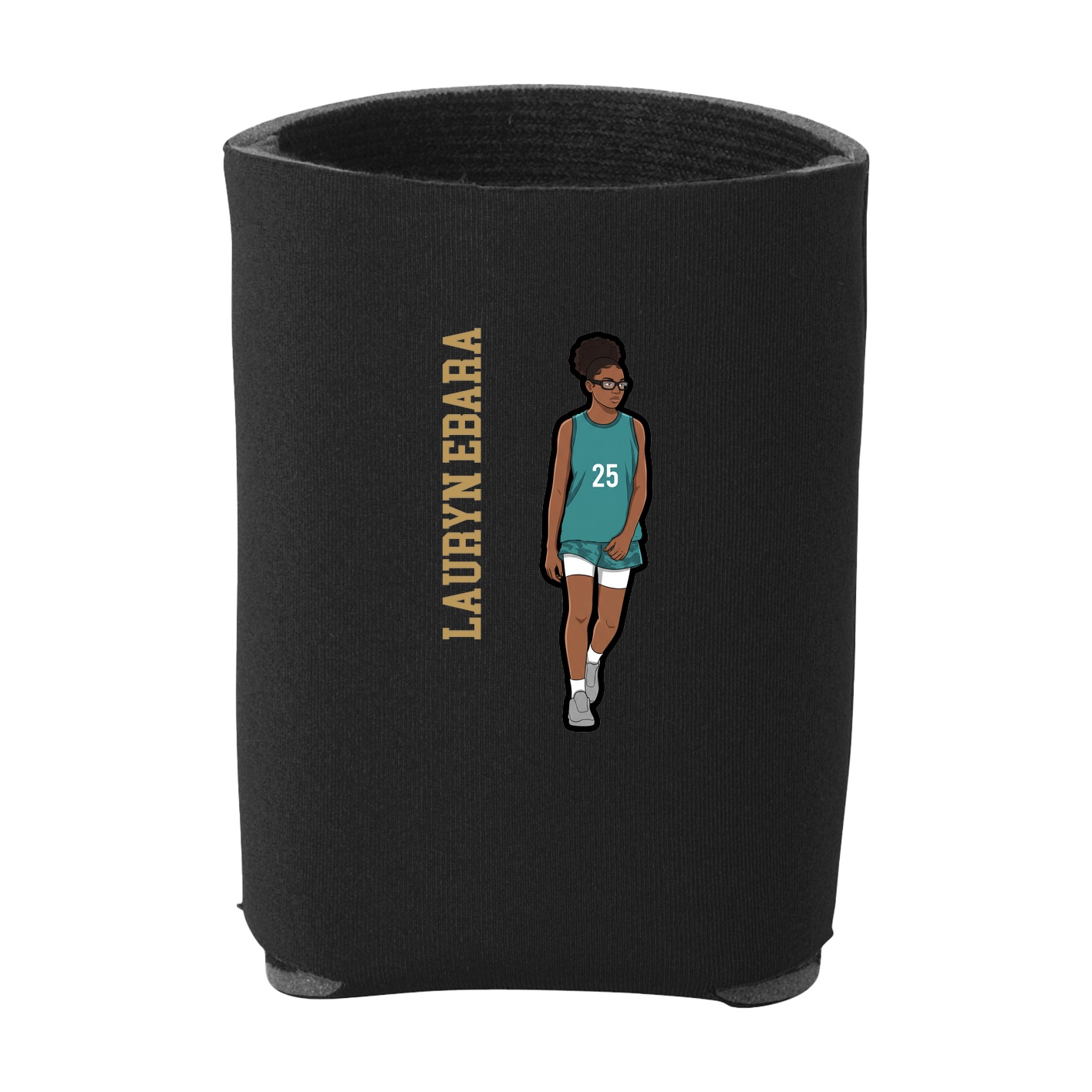 Can Holder — Name Vertical in Black