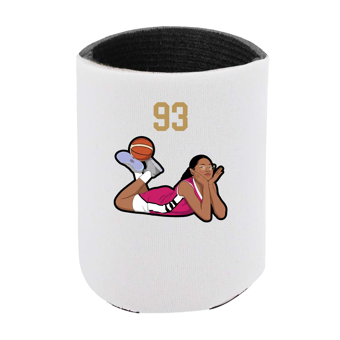 Can Holder — Number Top in White