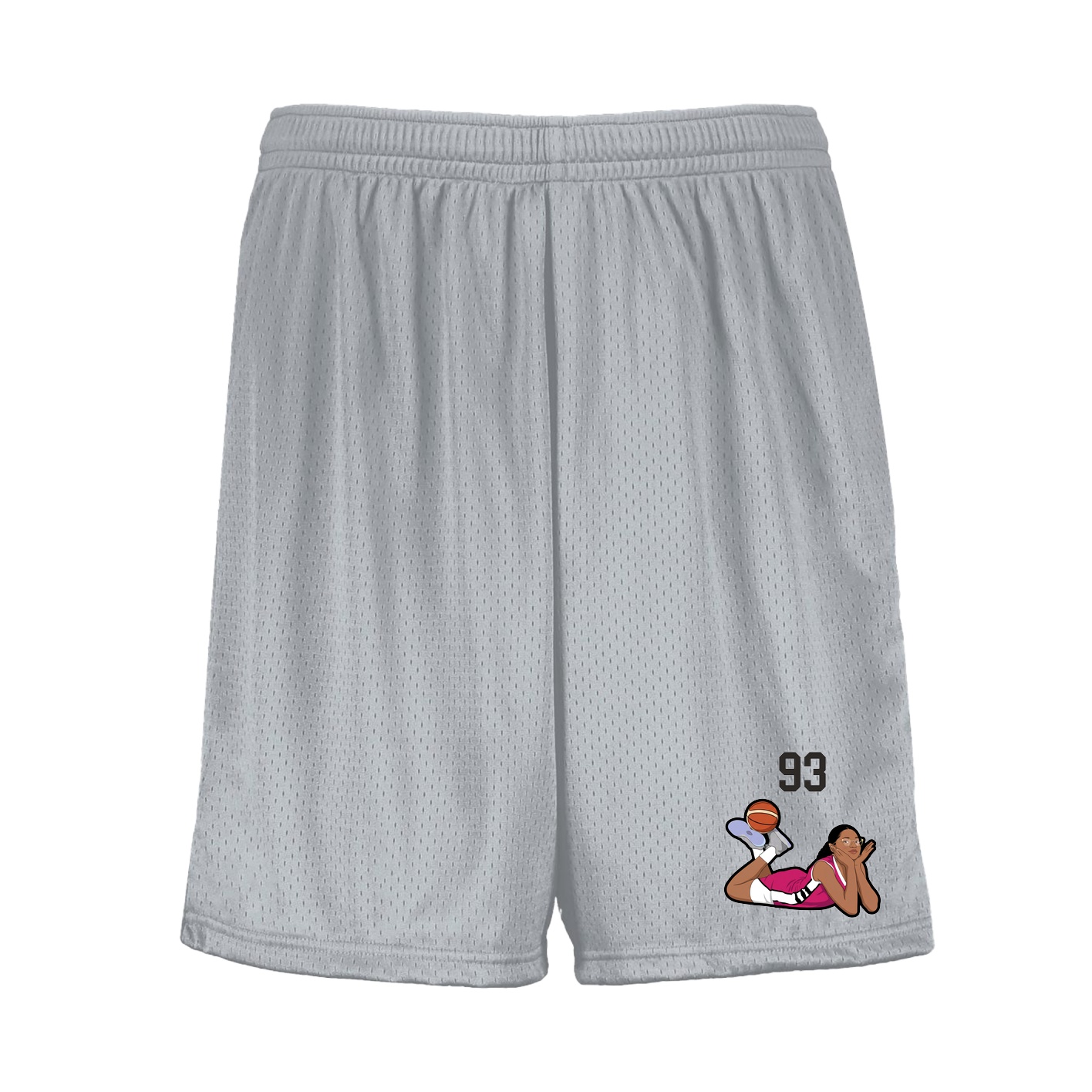 Shorts — Number Top in Silver