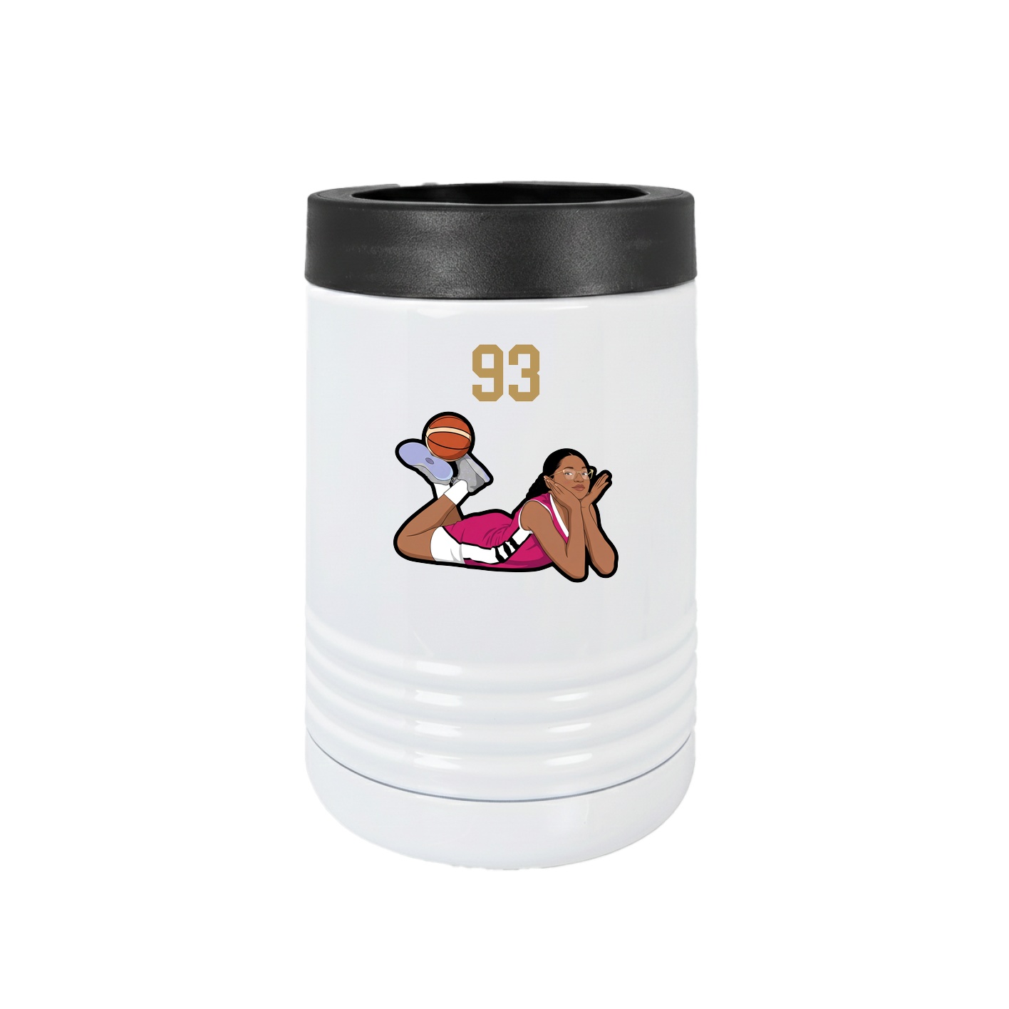 Beverage Holder — Number Top in White