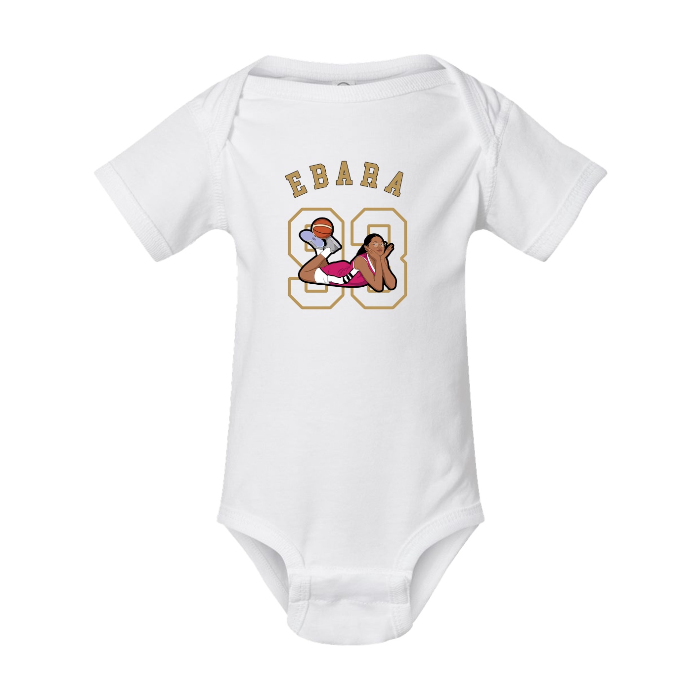 Baby Onesie — Shirsey Arch in White