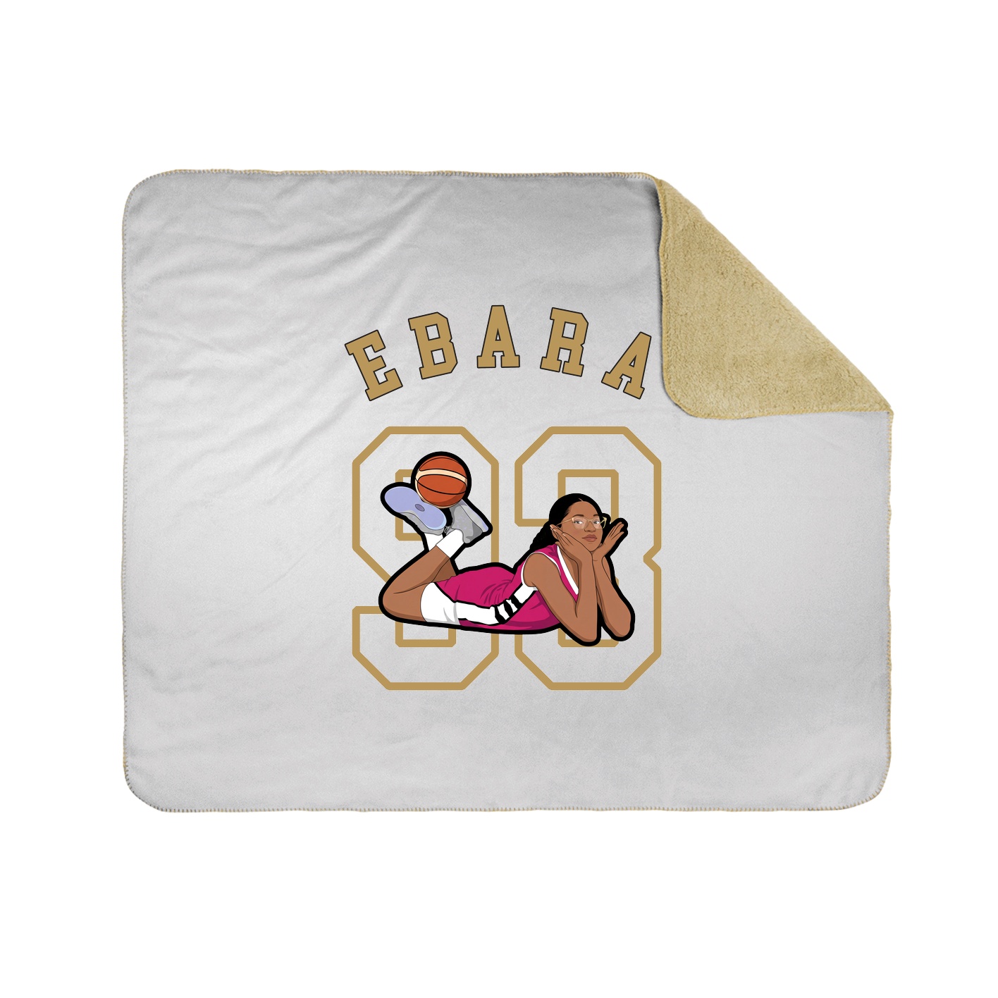 Throw Blanket — Shirsey Arch in White