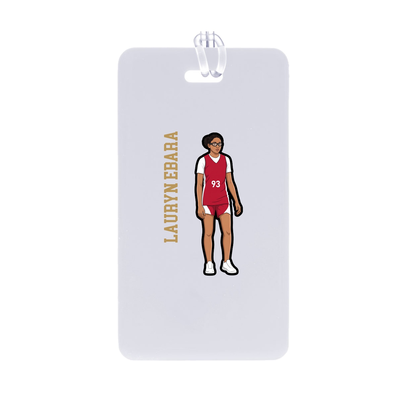 Bag Tag — Name Vertical in Classic