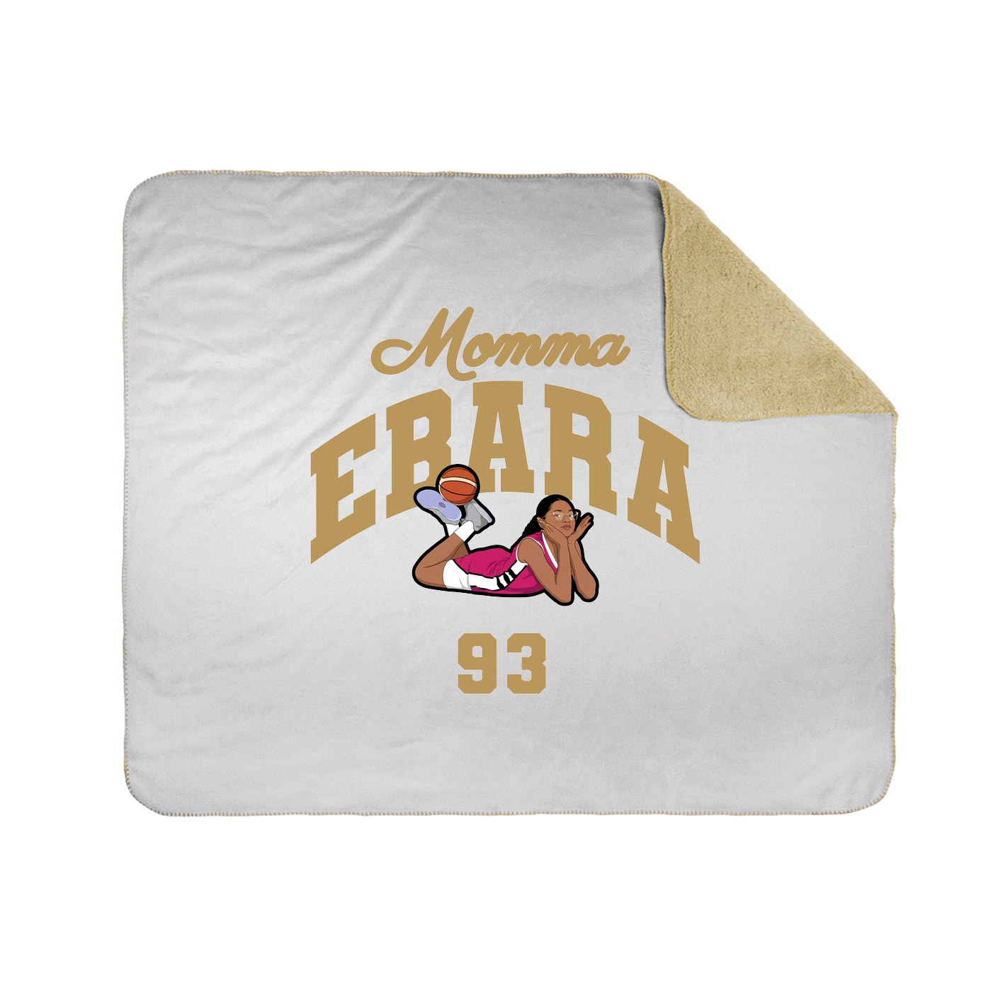 Throw Blanket — Mothers Day Arch in White