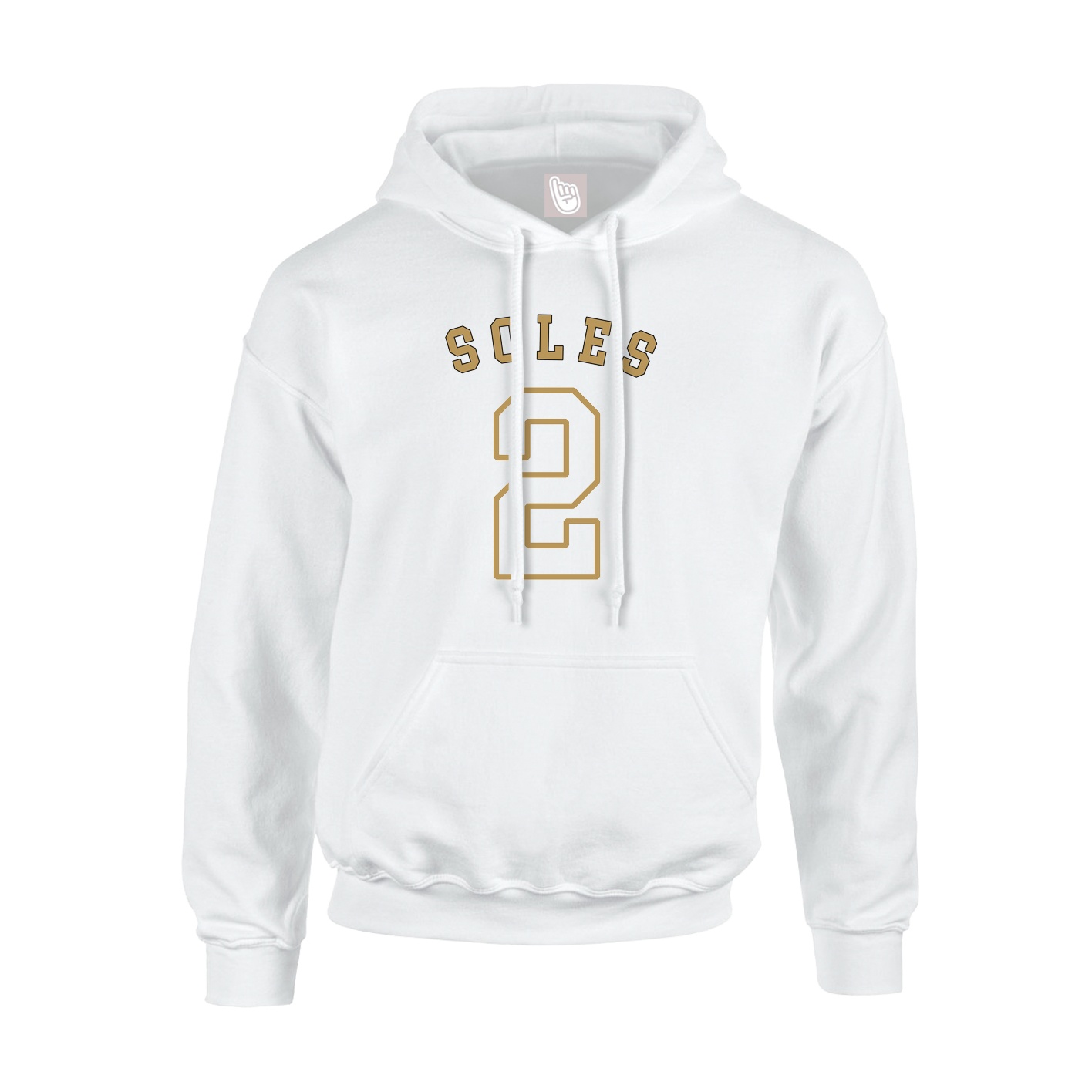 Youth Hoodie — Shirsey Arch in White