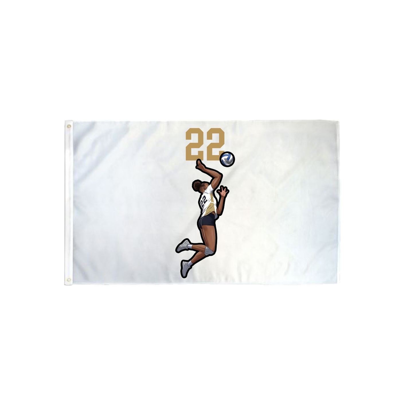 3x5 Flag — Number Top in Classic