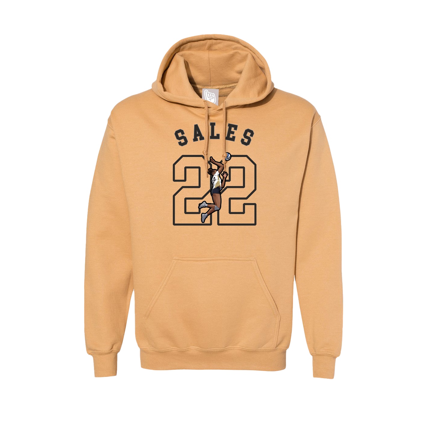 Hoodie — Shirsey Arch in Vegas Gold