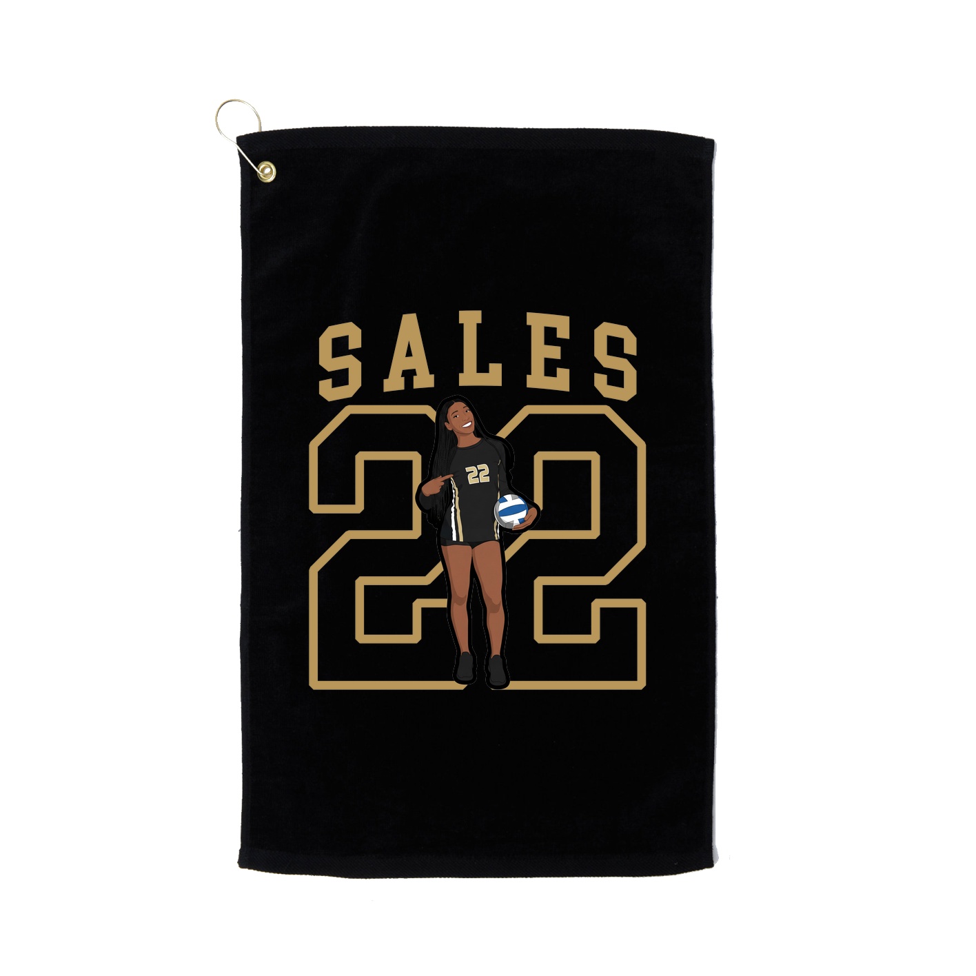 Golf Towel — Shirsey in Black