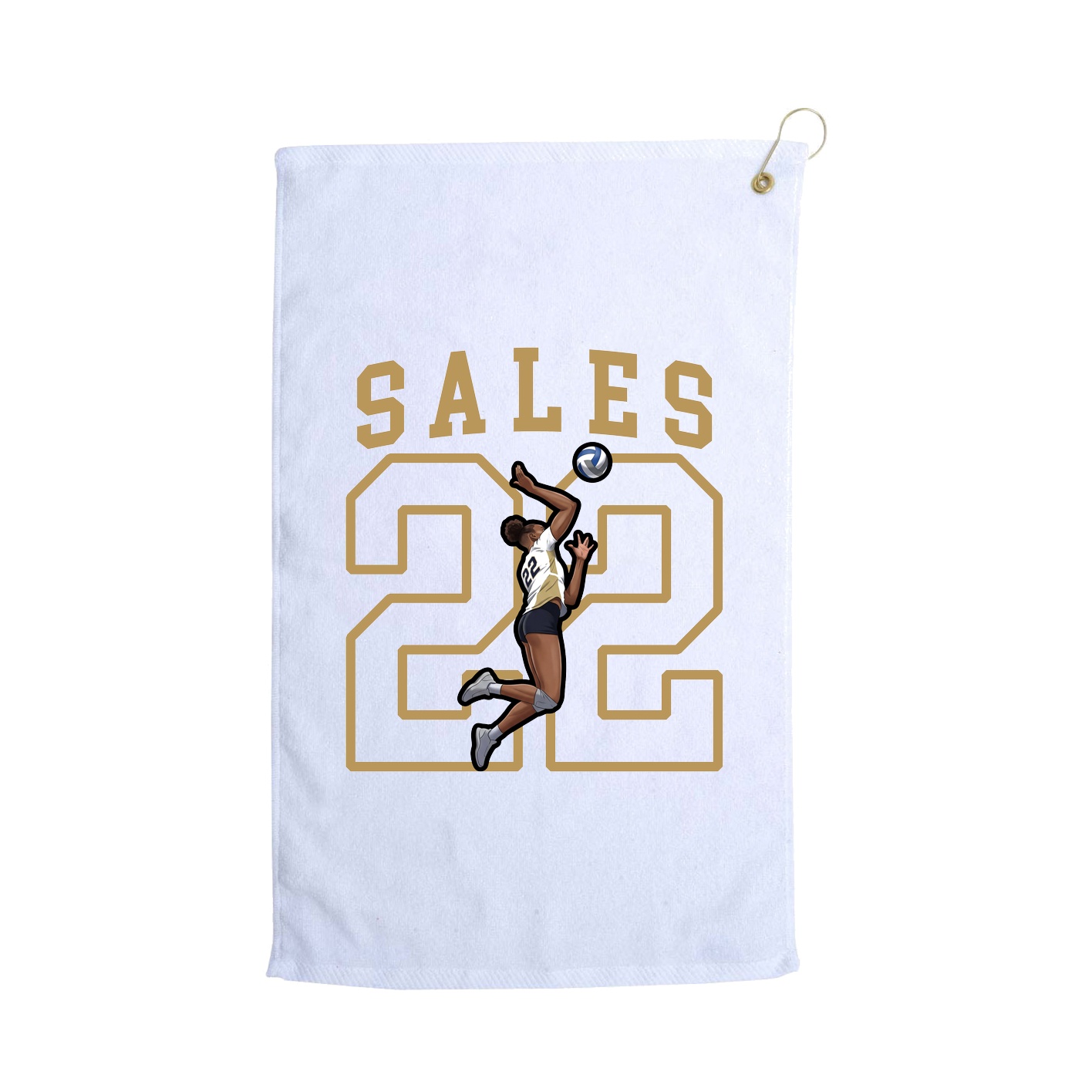 Golf Towel — Shirsey in White