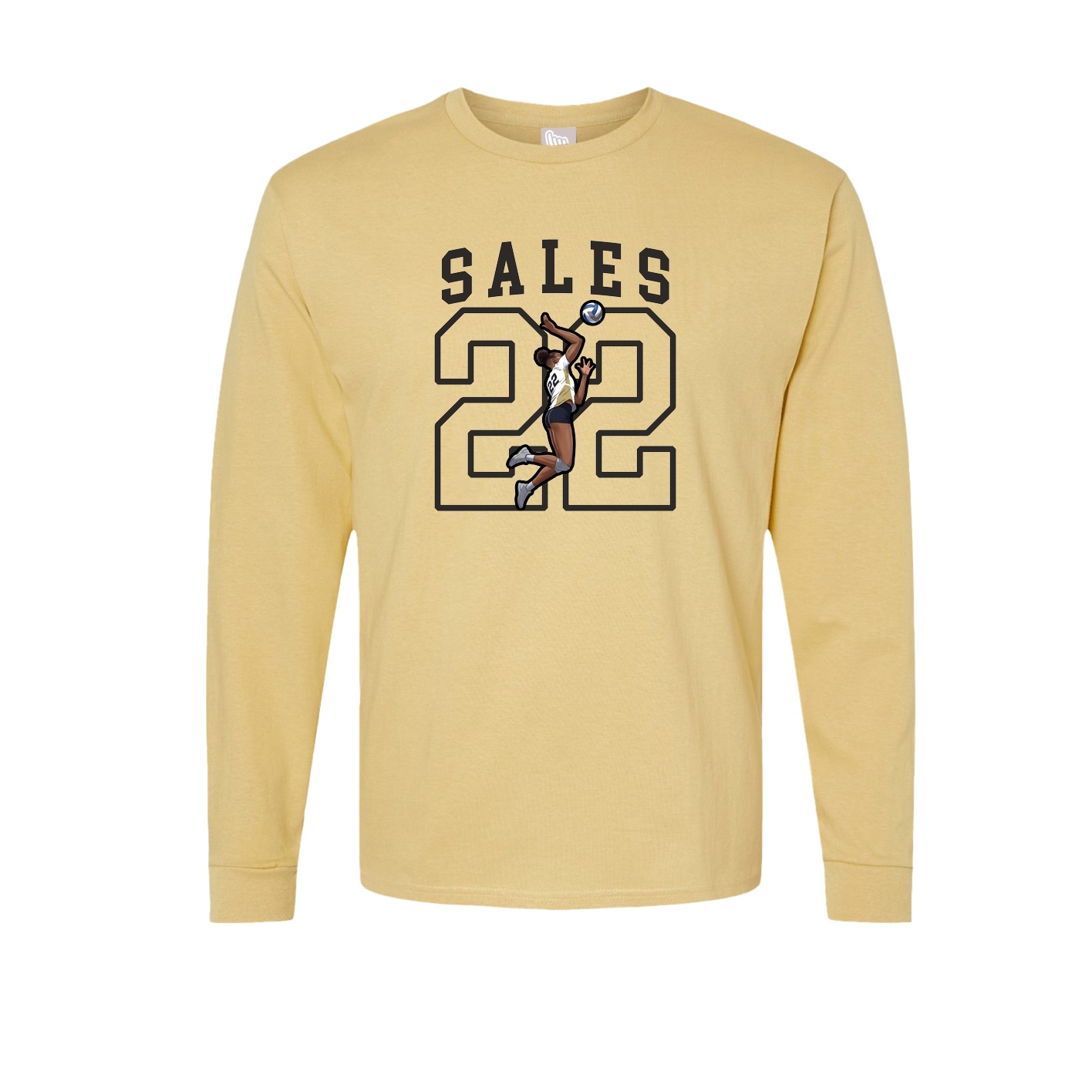 Long Sleeve Tee — Shirsey in Vegas Gold