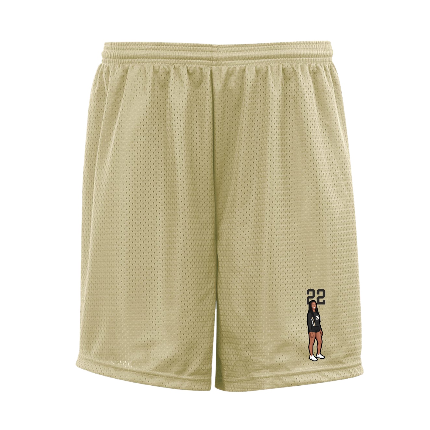 Shorts — Number Top in Vegas Gold