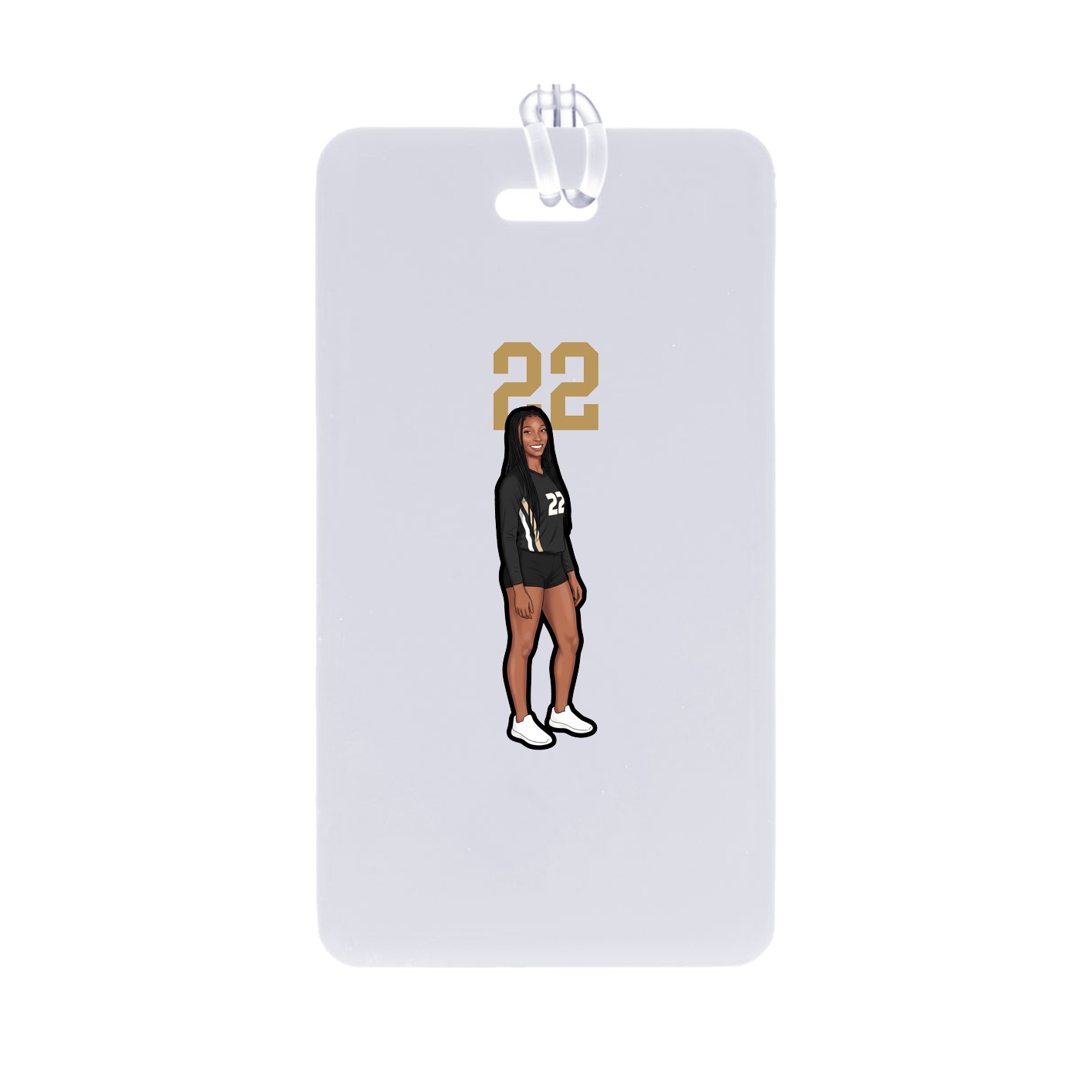 Bag Tag — Number Top in Classic