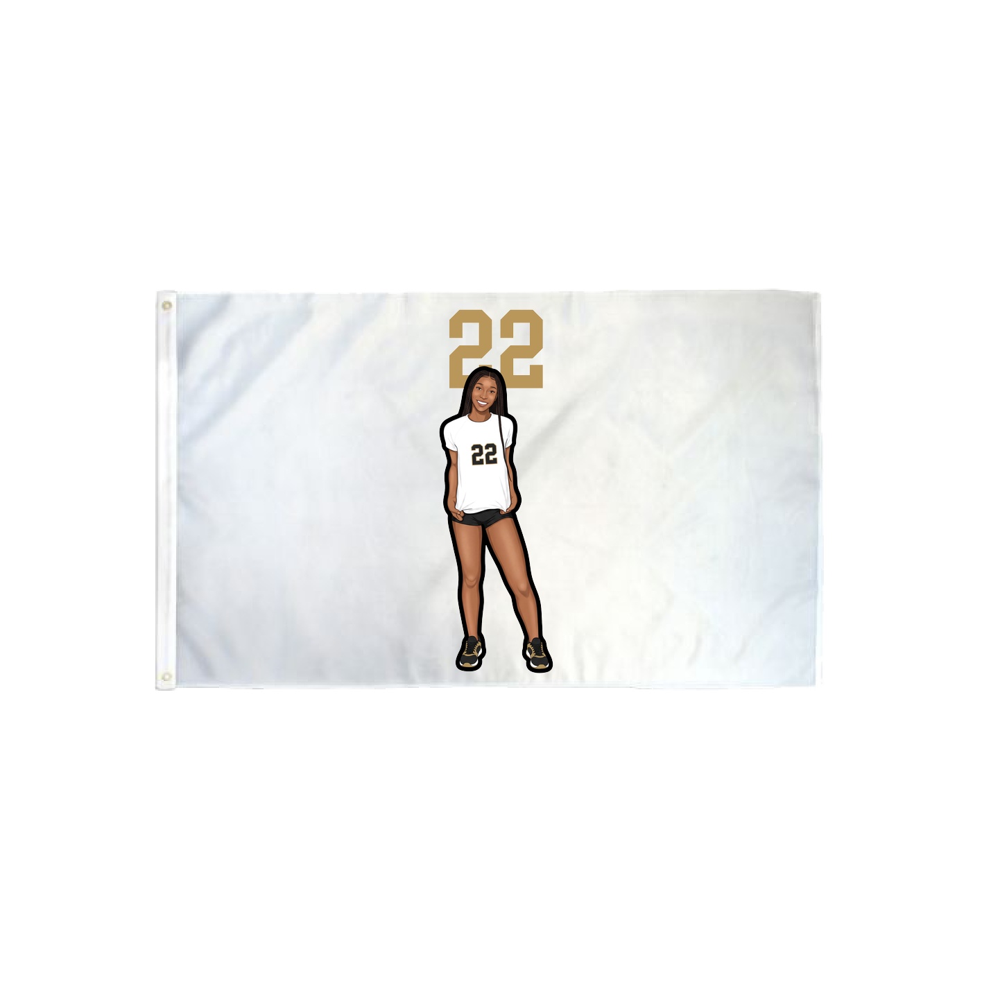 3x5 Flag — Number Top in Classic
