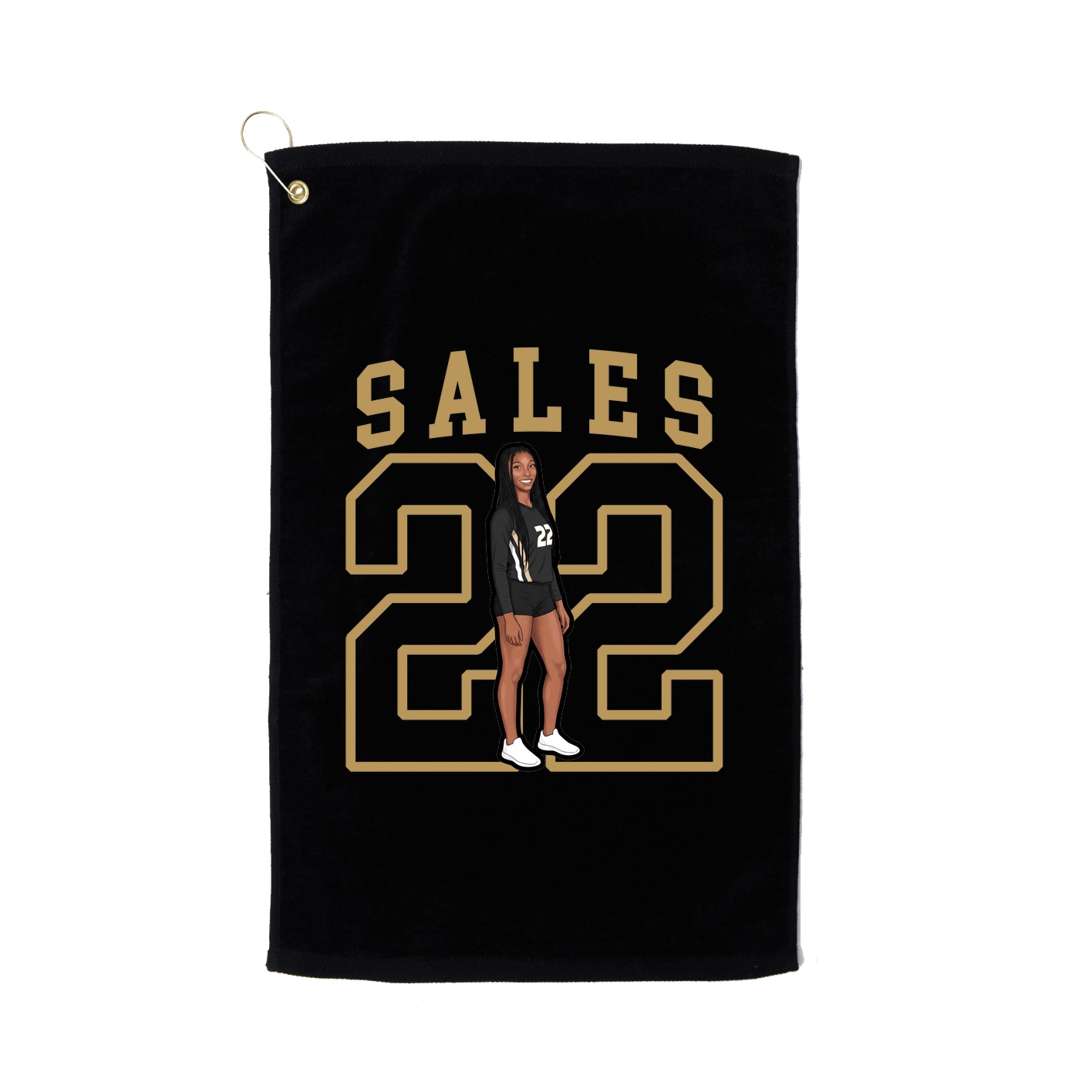 Golf Towel — Shirsey in Black