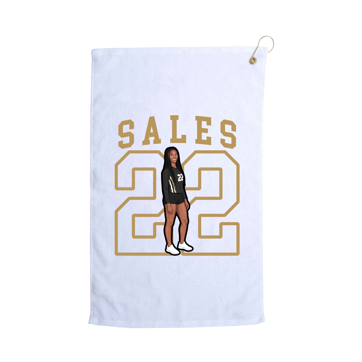 Golf Towel — Shirsey in White