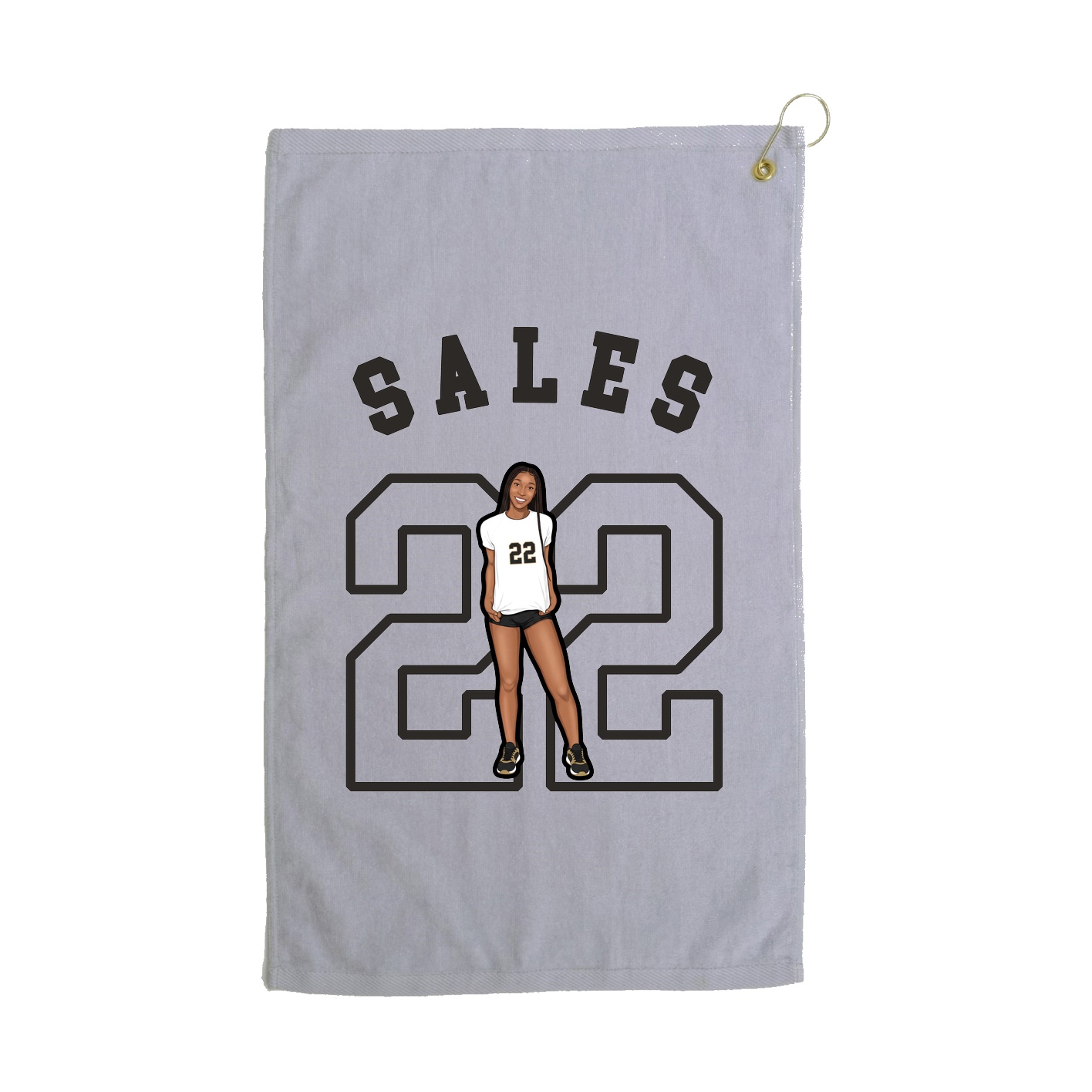 Golf Towel — Shirsey Arch in Grey