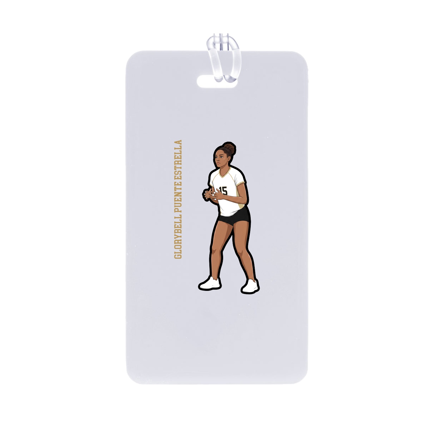 Bag Tag — Name Vertical in Classic