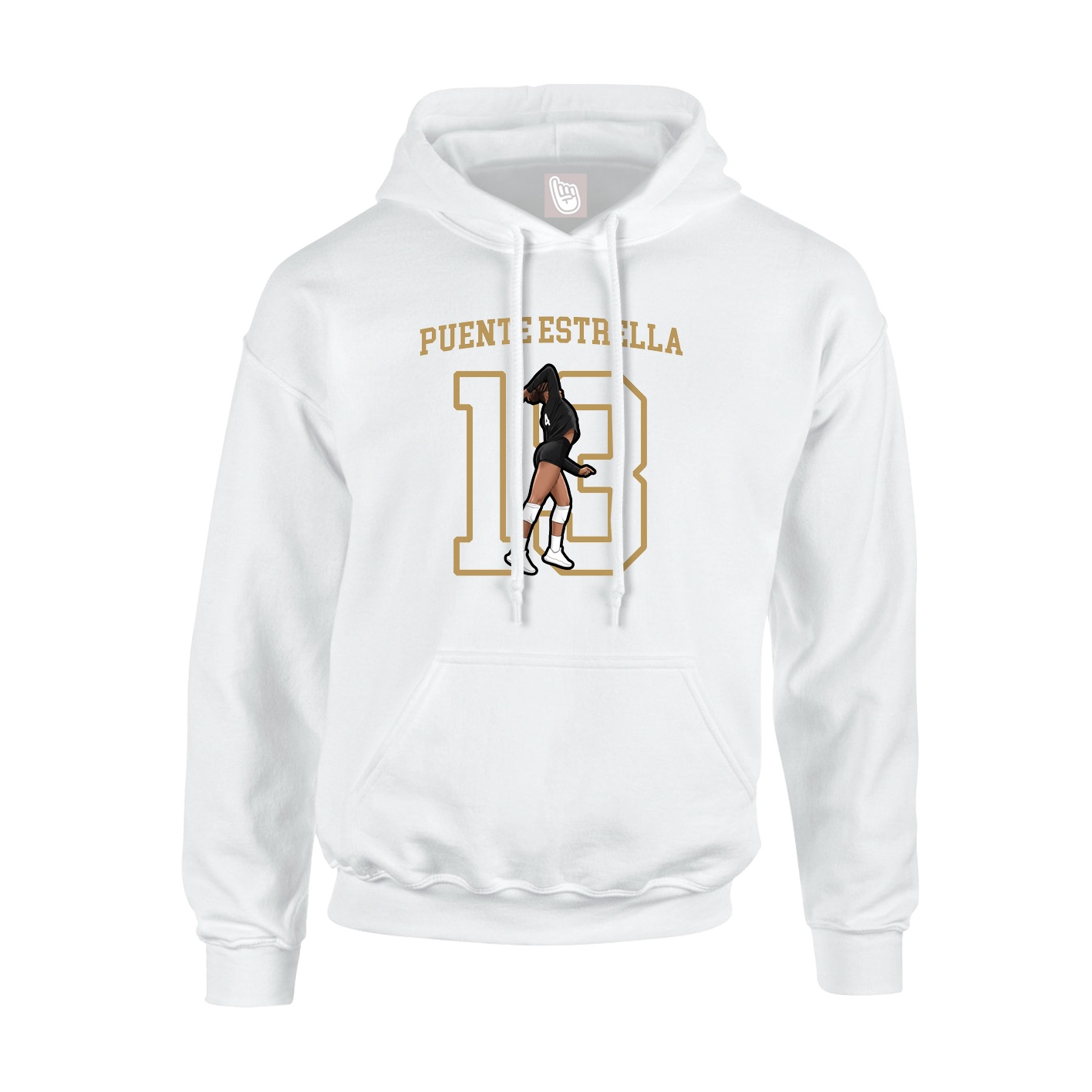 Youth Hoodie — Shirsey in White