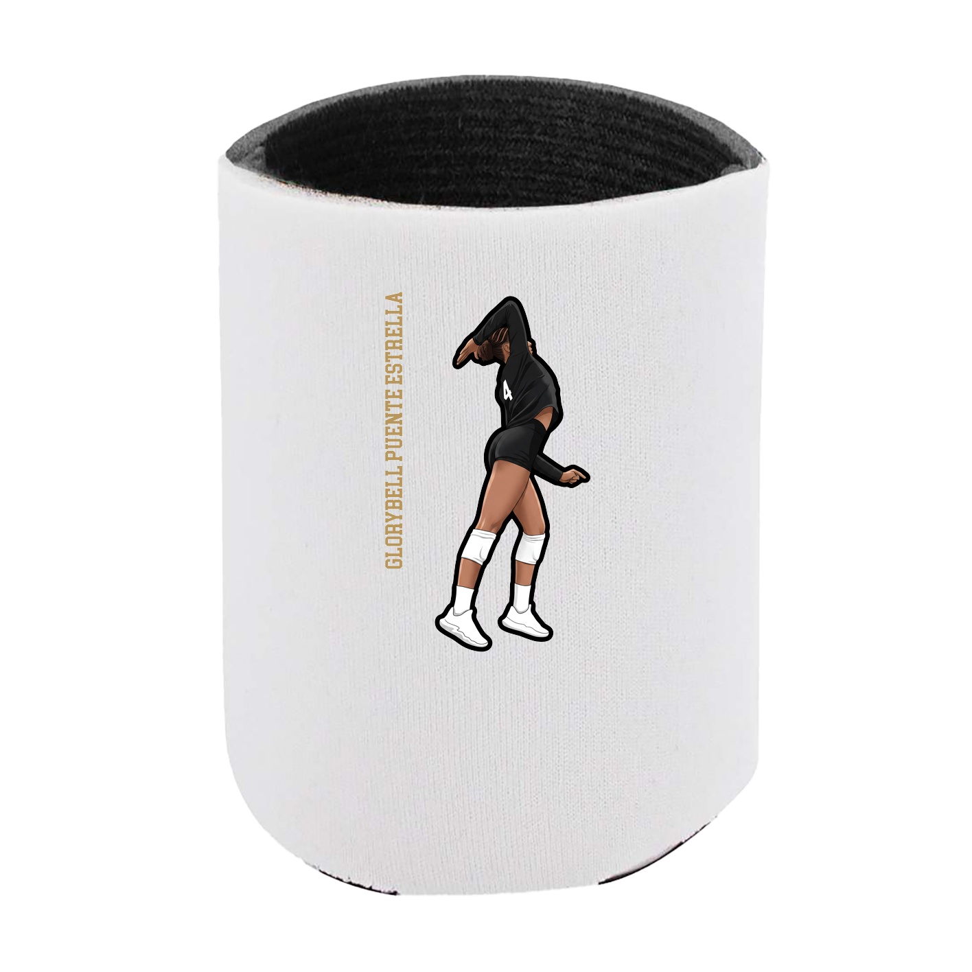 Can Holder — Name Vertical in White