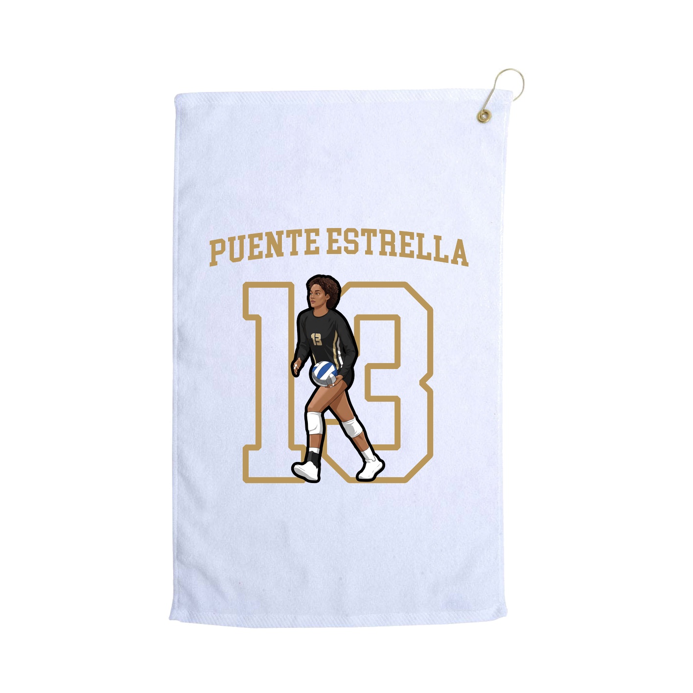 Golf Towel — Shirsey in White