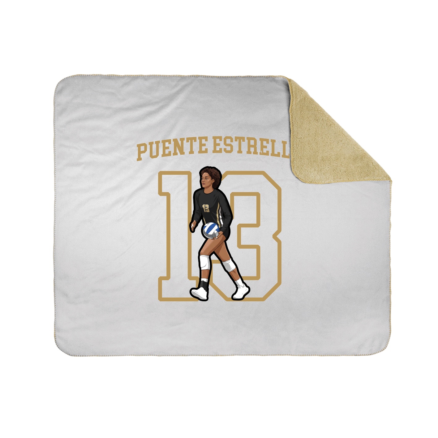 Throw Blanket — Shirsey in White