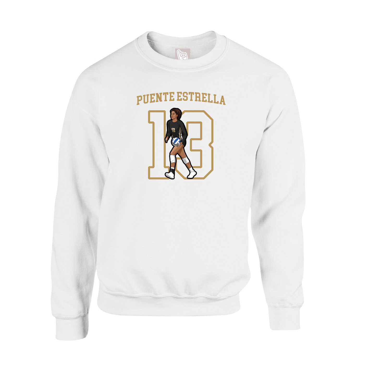 Fleece Crew — Shirsey in White
