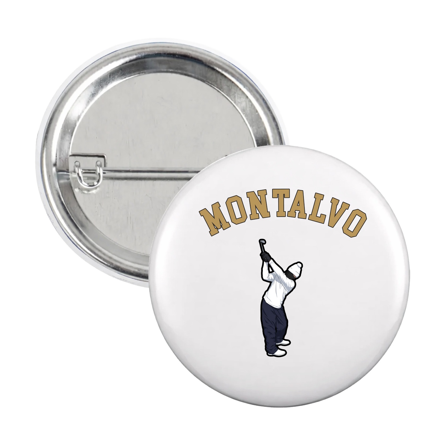 Game Day Button — Shirsey Arch in White