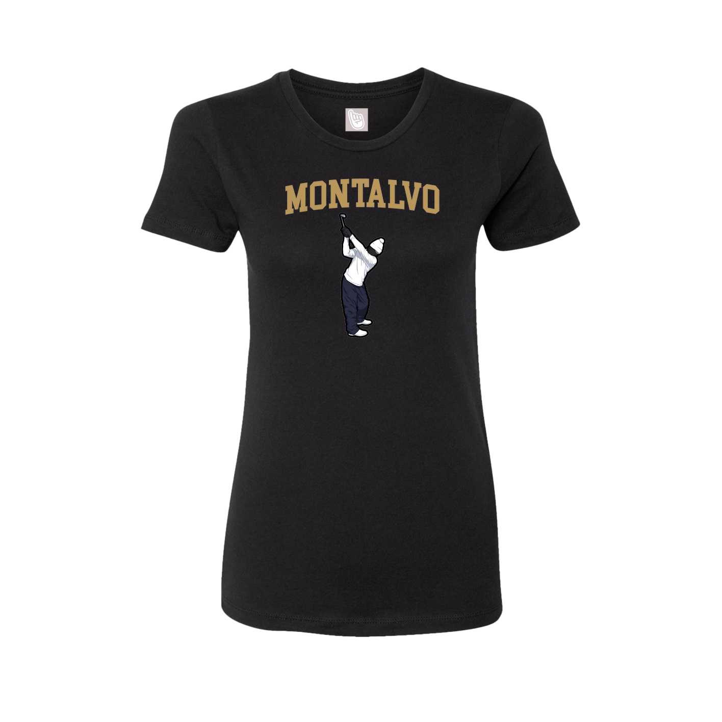 Fitted Women's Tee — Shirsey in Black