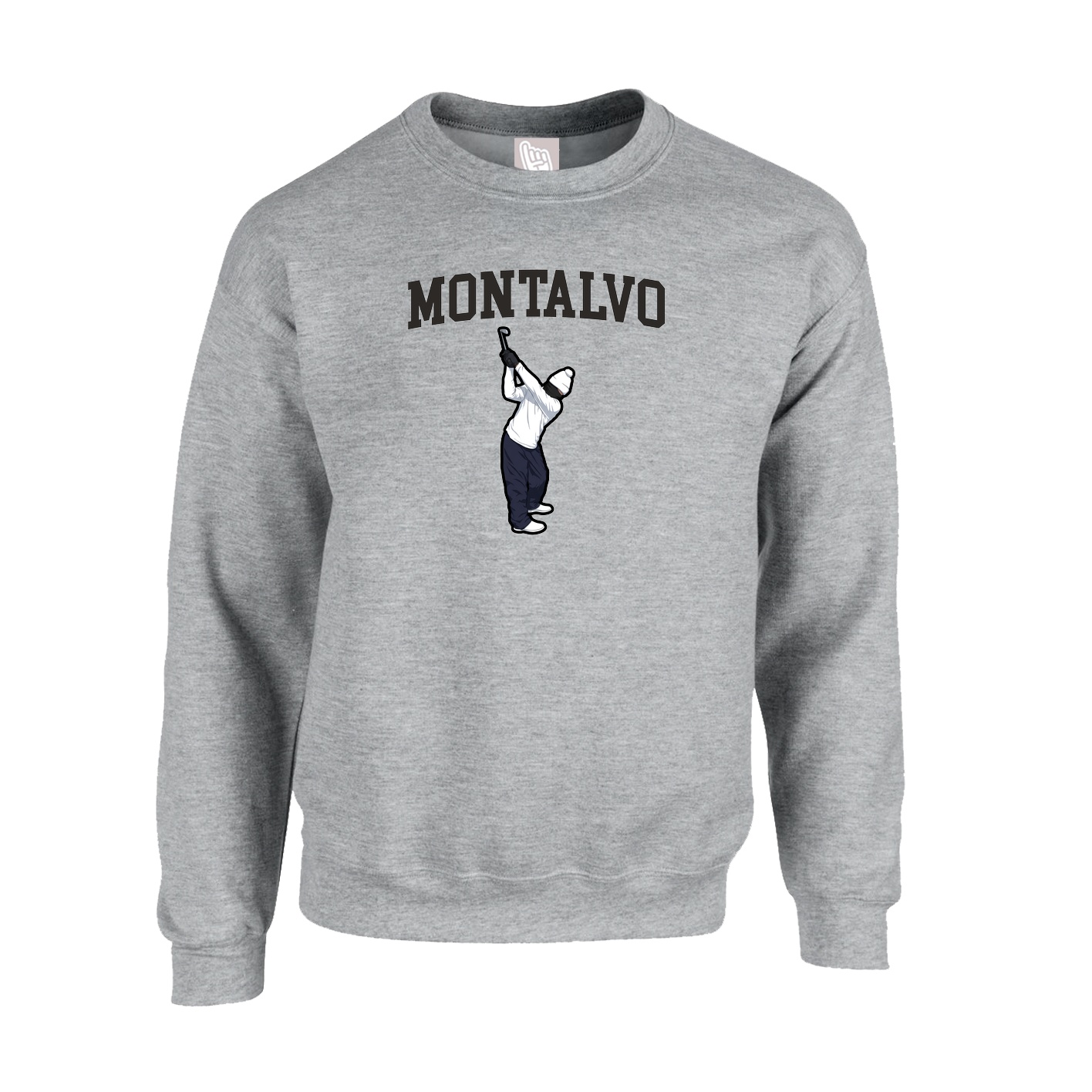 Fleece Crew — Shirsey in Grey
