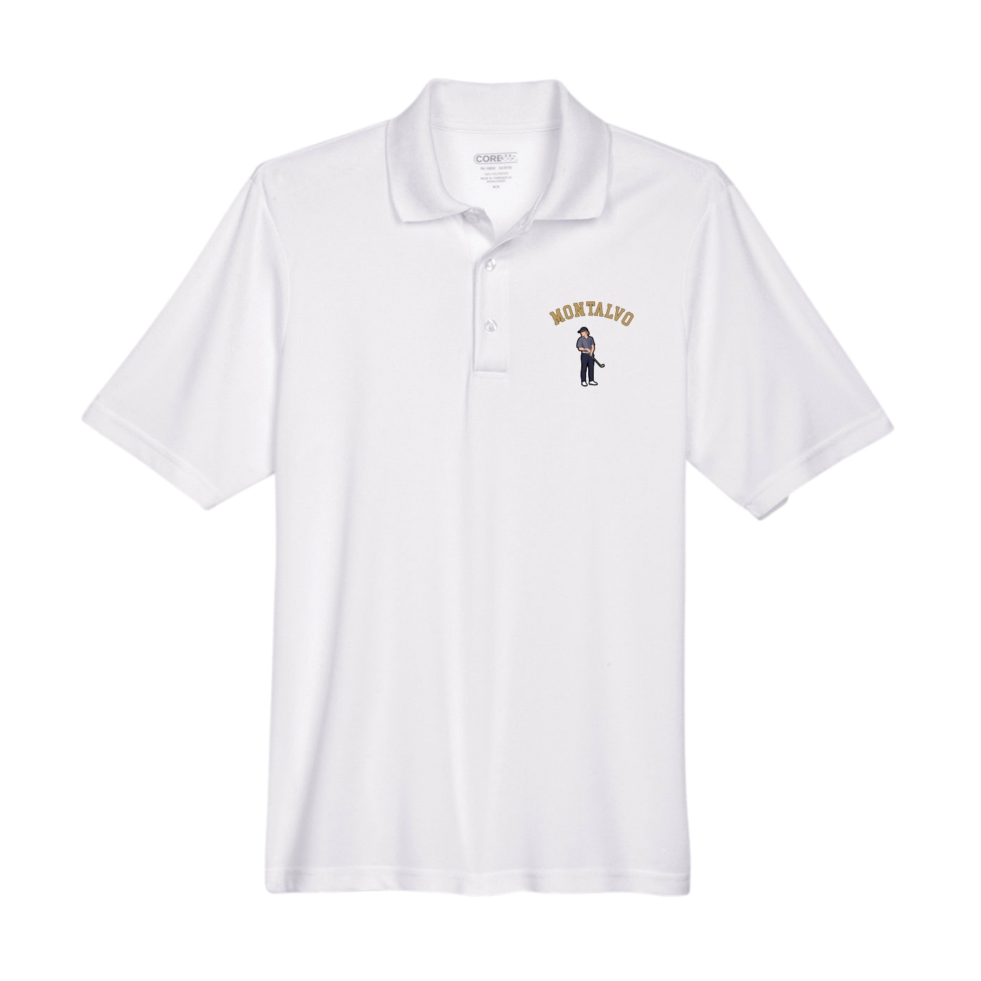 Performance Polo — Shirsey Arch in White