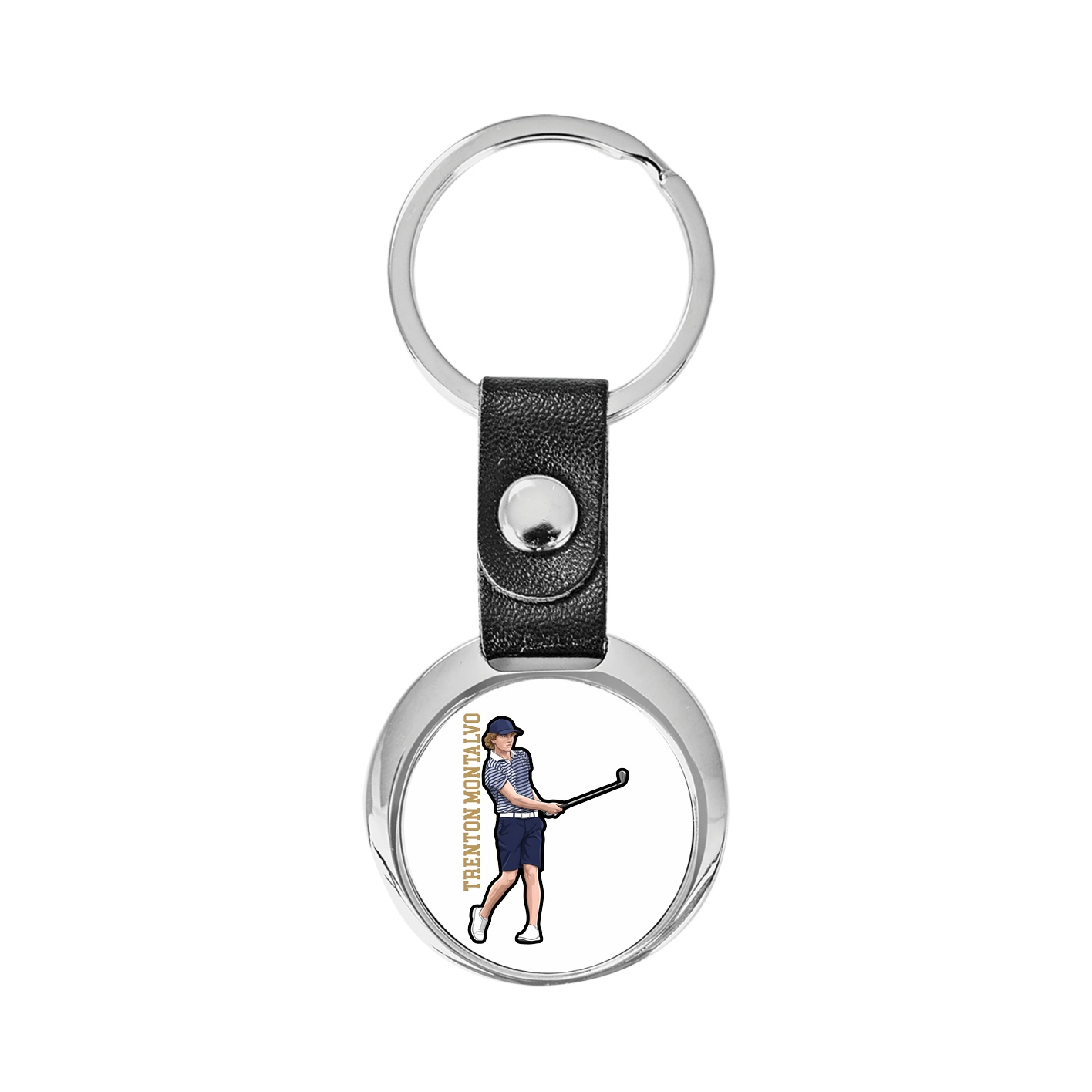 Key Chain — Name Vertical in Classic