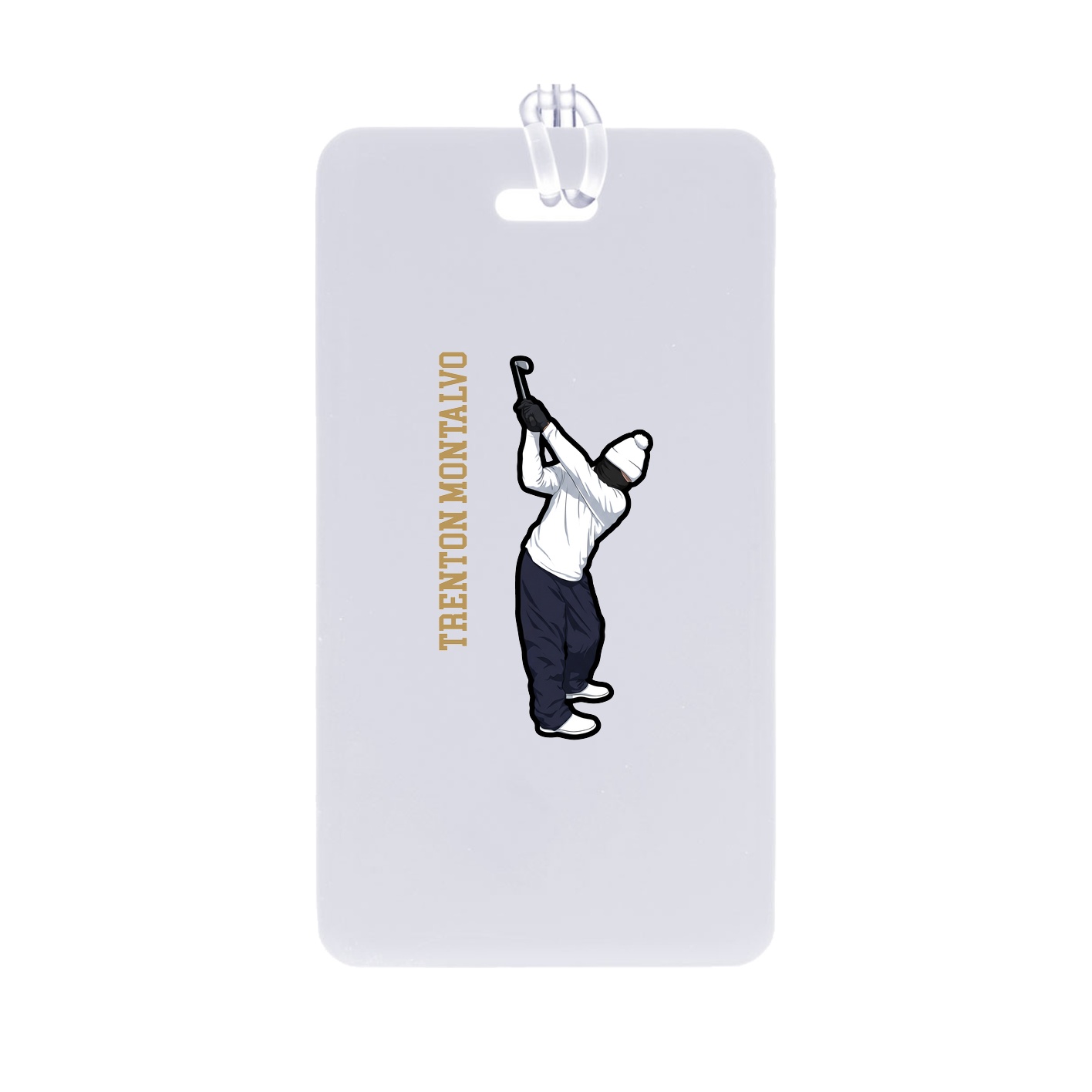 Bag Tag — Name Vertical in Classic